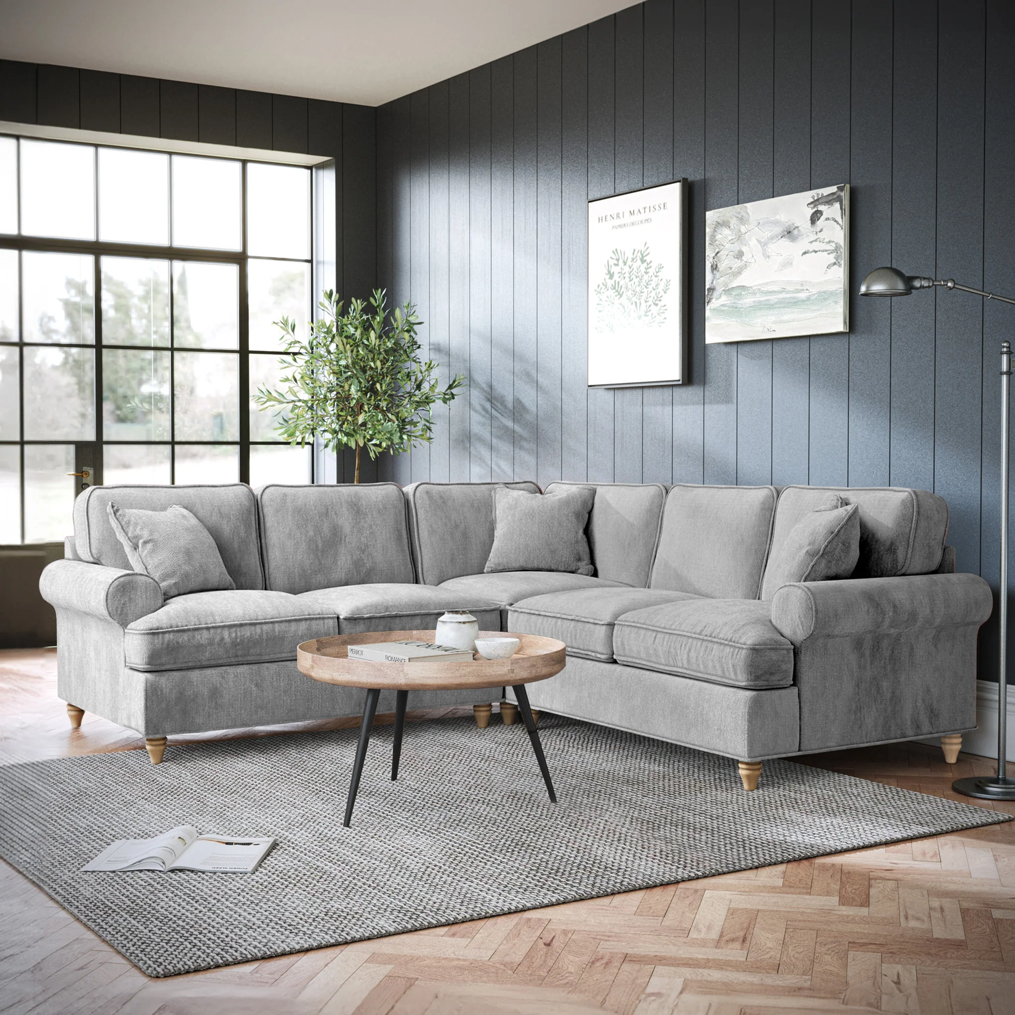 Alfie Large Corner Sofa - Image 42