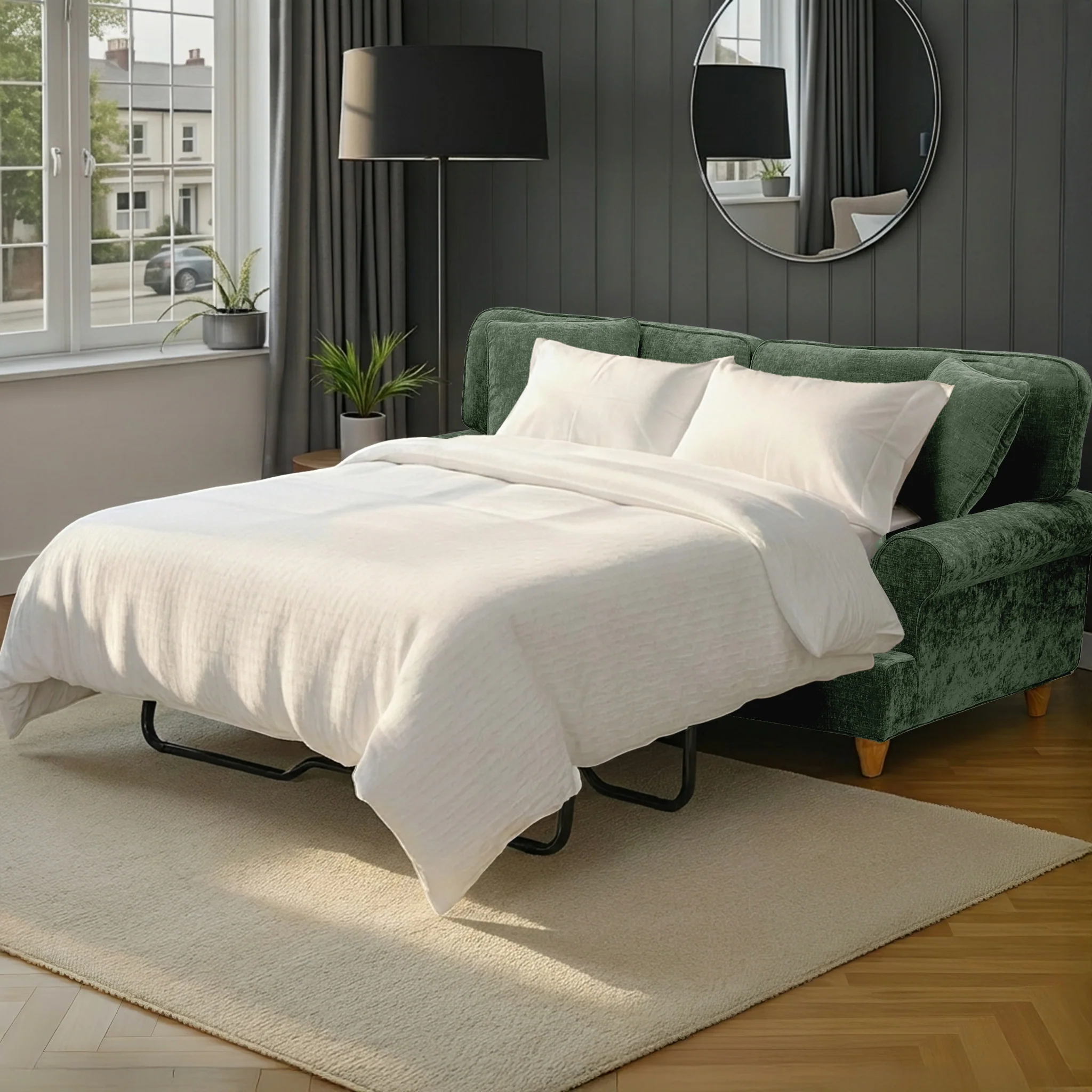 Alfie 3 Seater Sofa Bed - Image 12