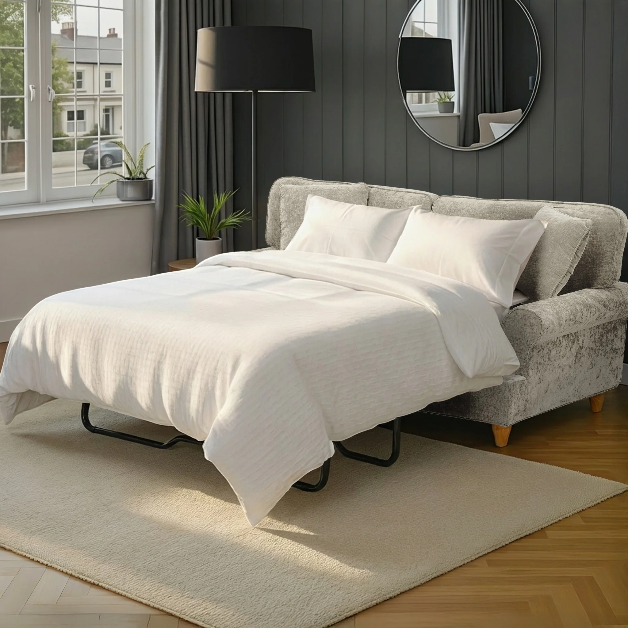 Alfie 3 Seater Sofa Bed - Image 2