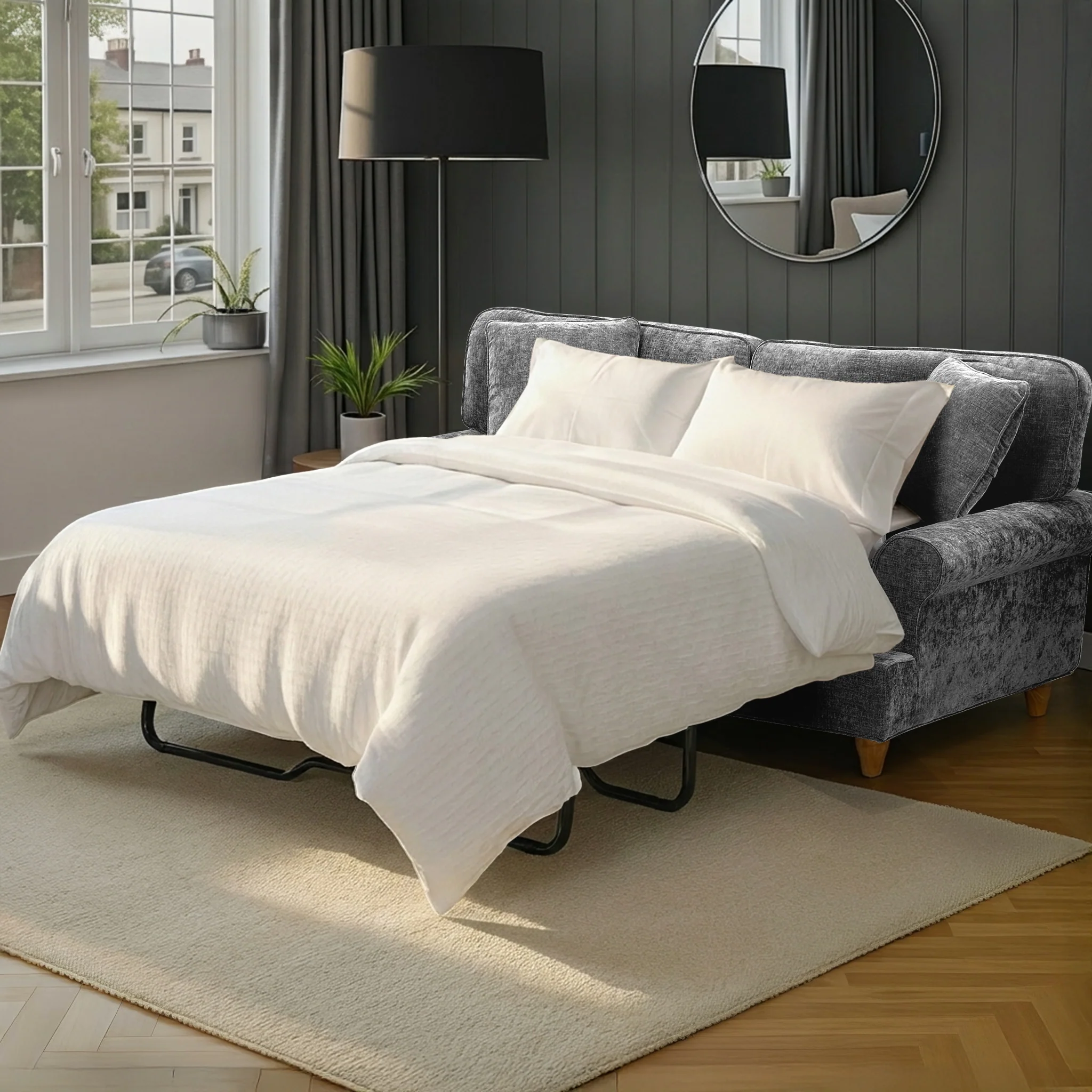 Alfie 3 Seater Sofa Bed - Image 22