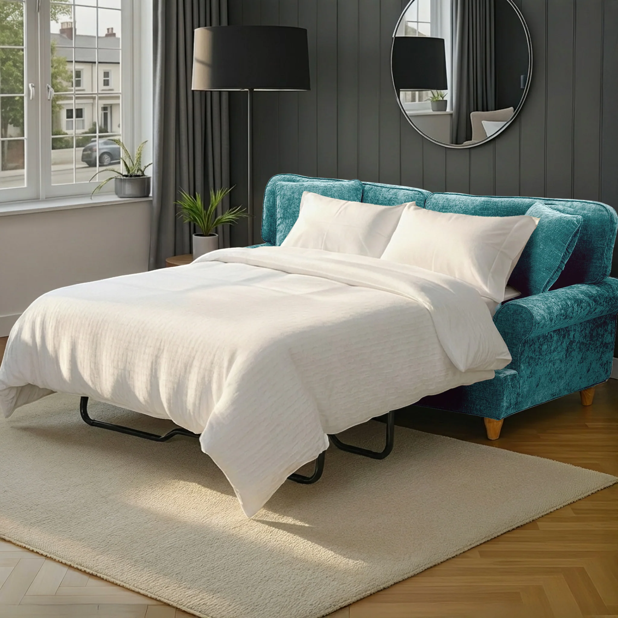 Alfie 3 Seater Sofa Bed - Image 52
