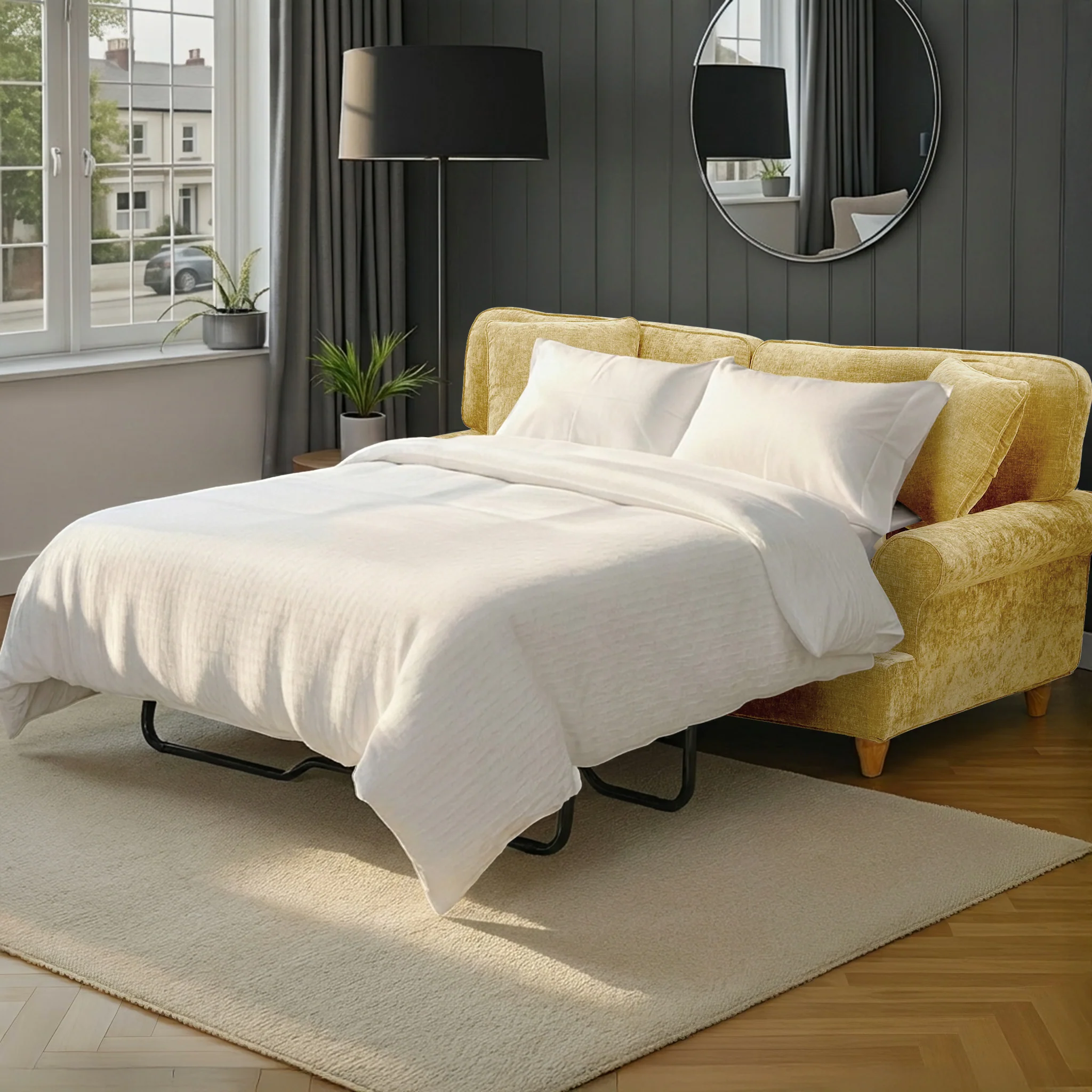 Alfie 3 Seater Sofa Bed - Image 62