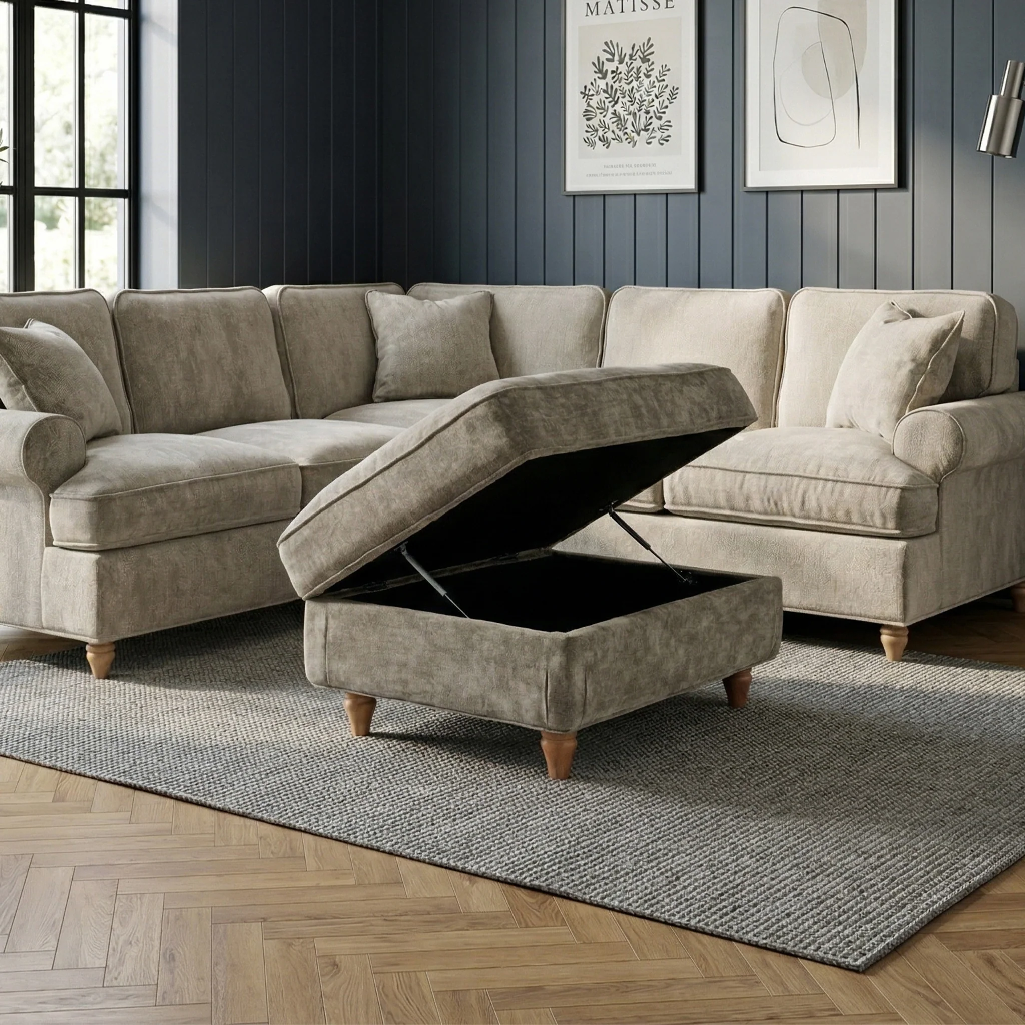 Alfie XL Storage Footstool - Image 18