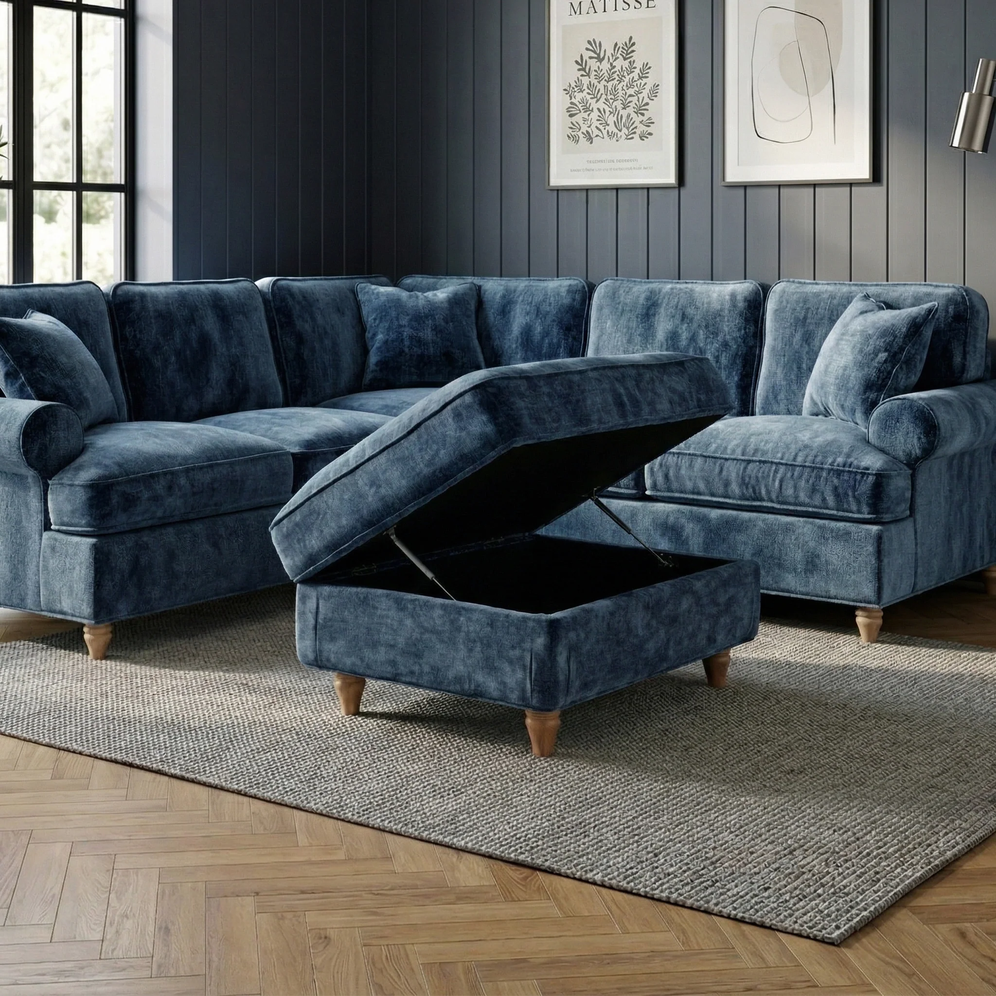 Alfie XL Storage Footstool - Image 42