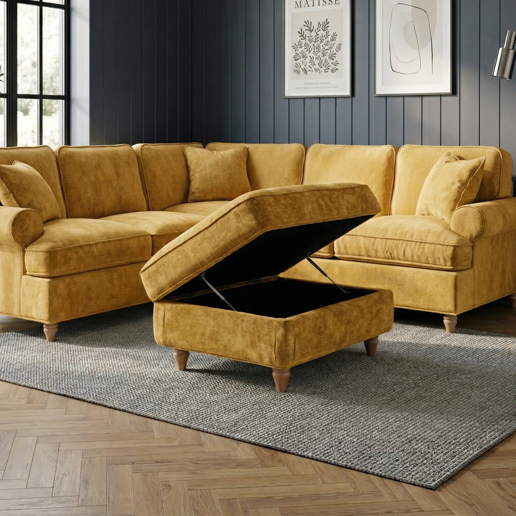 Alfie XL Storage Footstool - Image 58