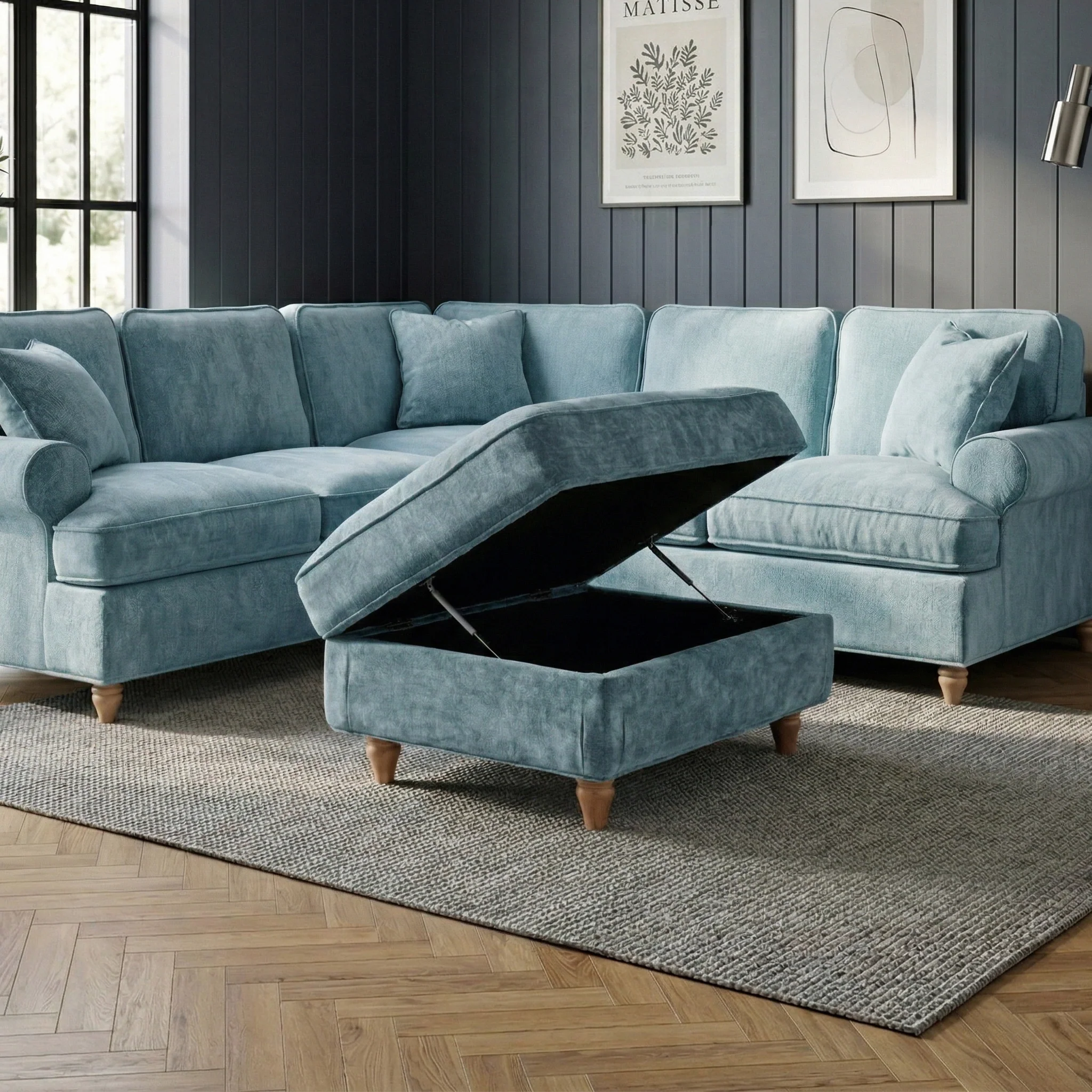 Alfie XL Storage Footstool - Image 66