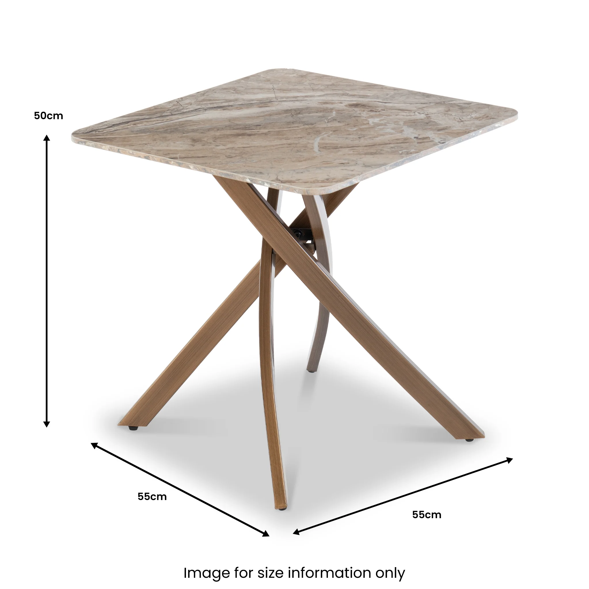Alma Marble Side Table - Image 4
