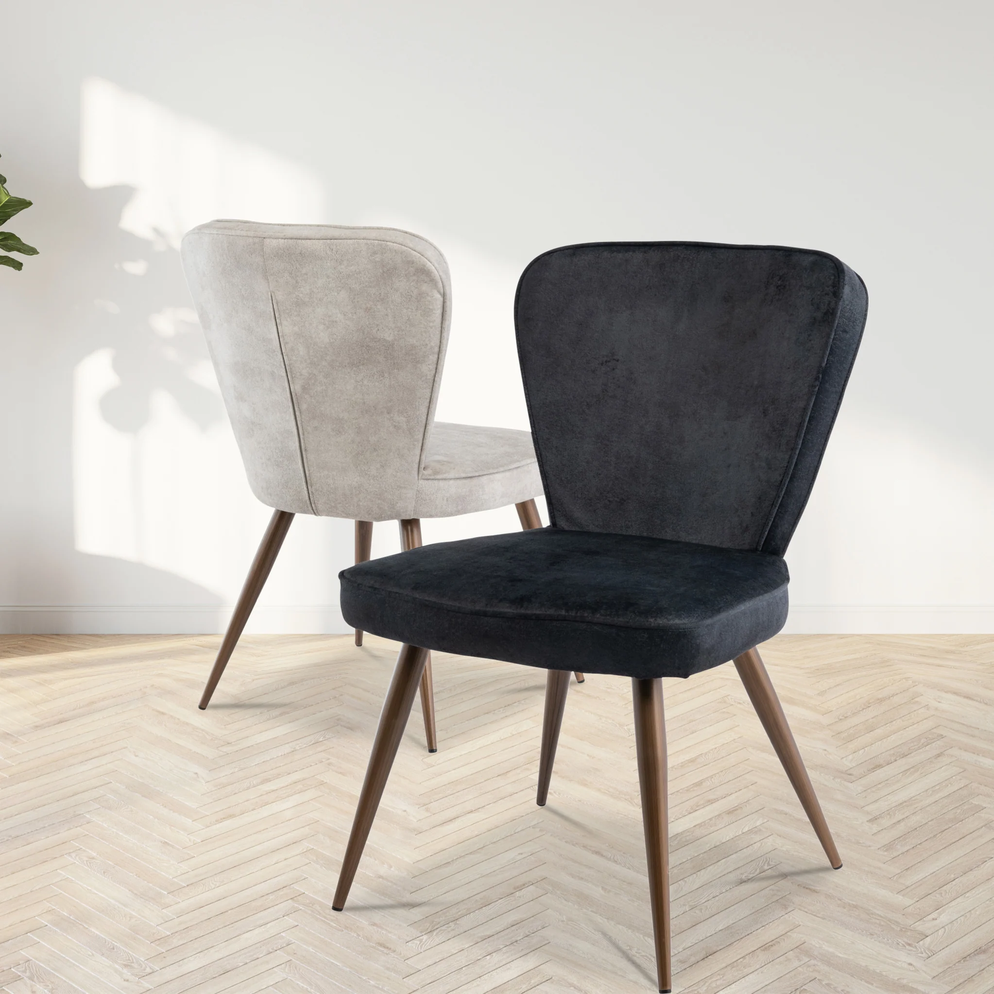 Alva Velvet Dining Chair - Image 2