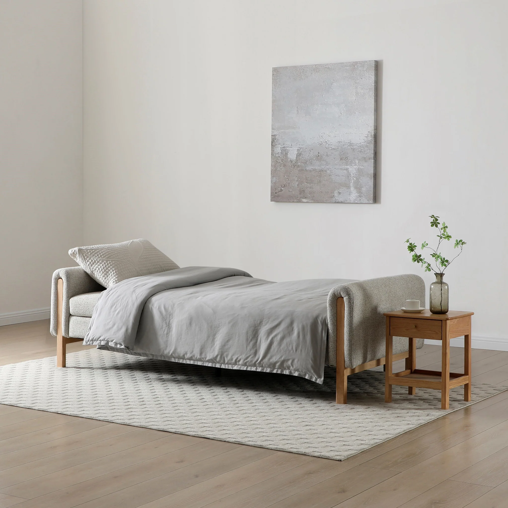 Alverton 3 Seater Click Clack Sofa Bed - Image 5