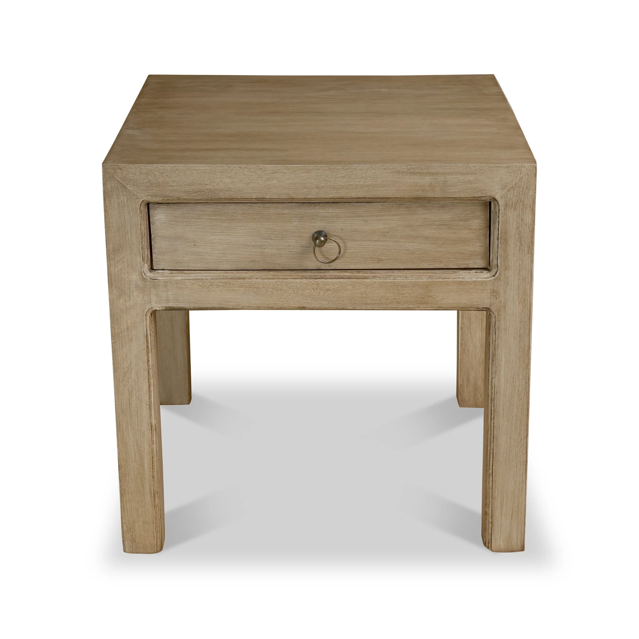 Amal Mango Wood 1 Drawer Lamp Table - Image 4