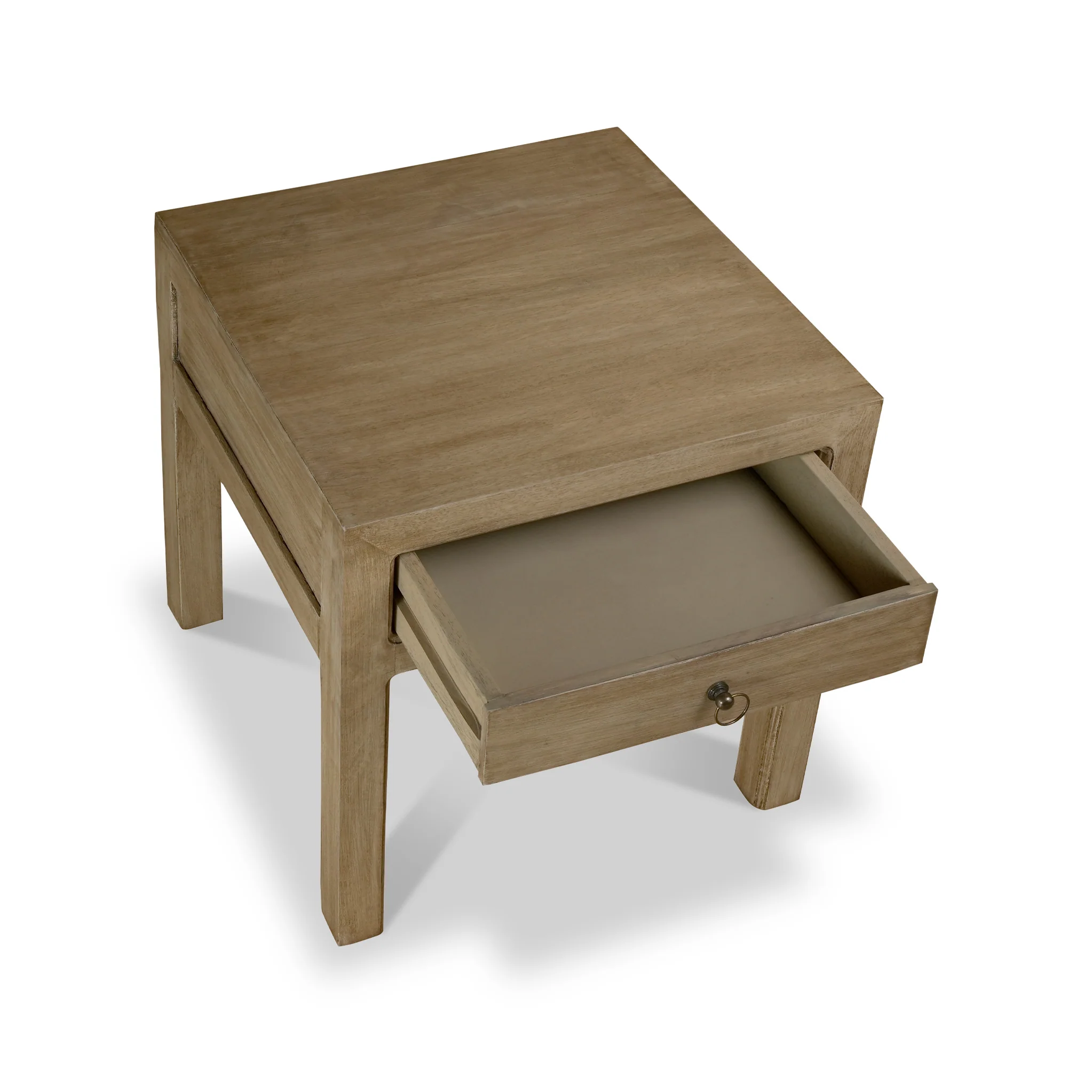 Amal Mango Wood 1 Drawer Lamp Table - Image 6