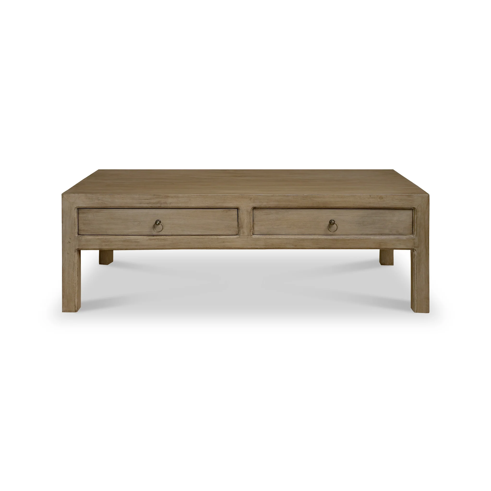 Amal Mango Wood 2 Drawer Coffee Table - Image 3