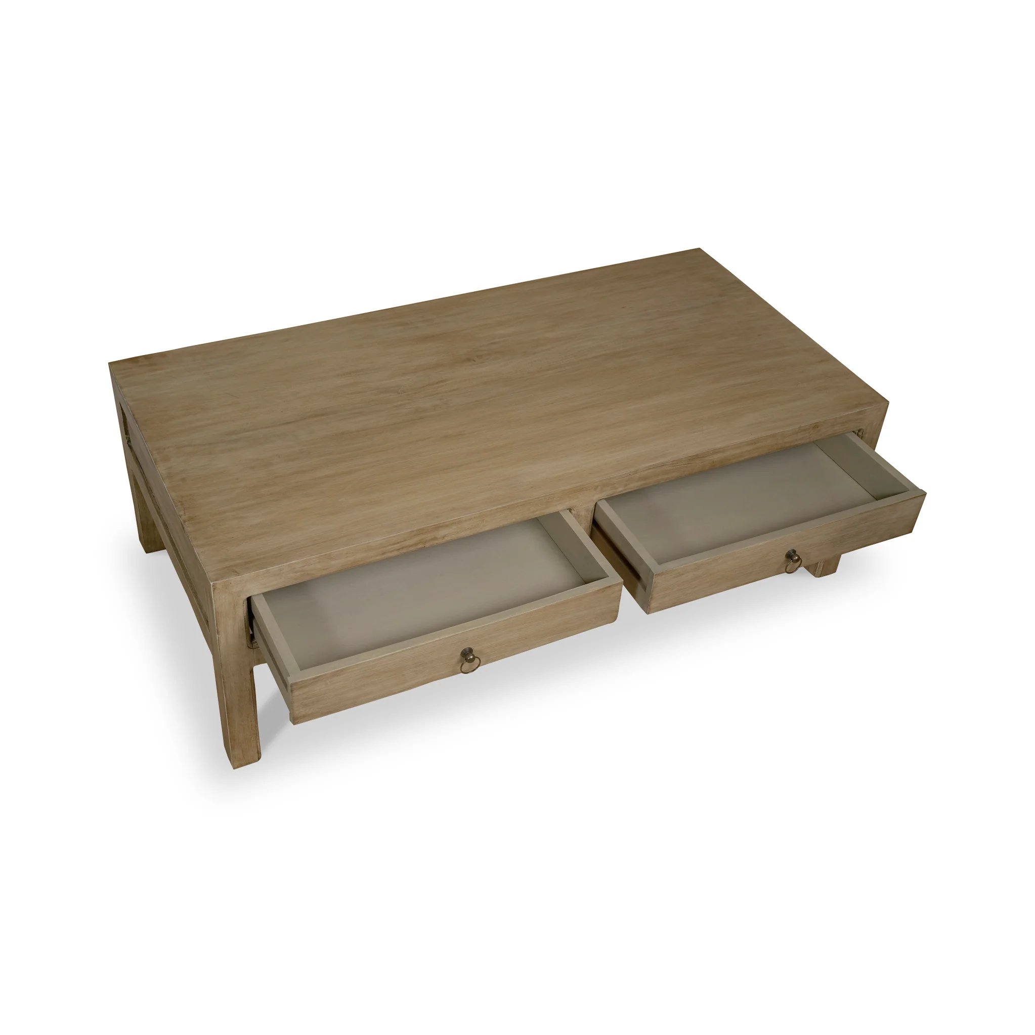 Amal Mango Wood 2 Drawer Coffee Table - Image 4