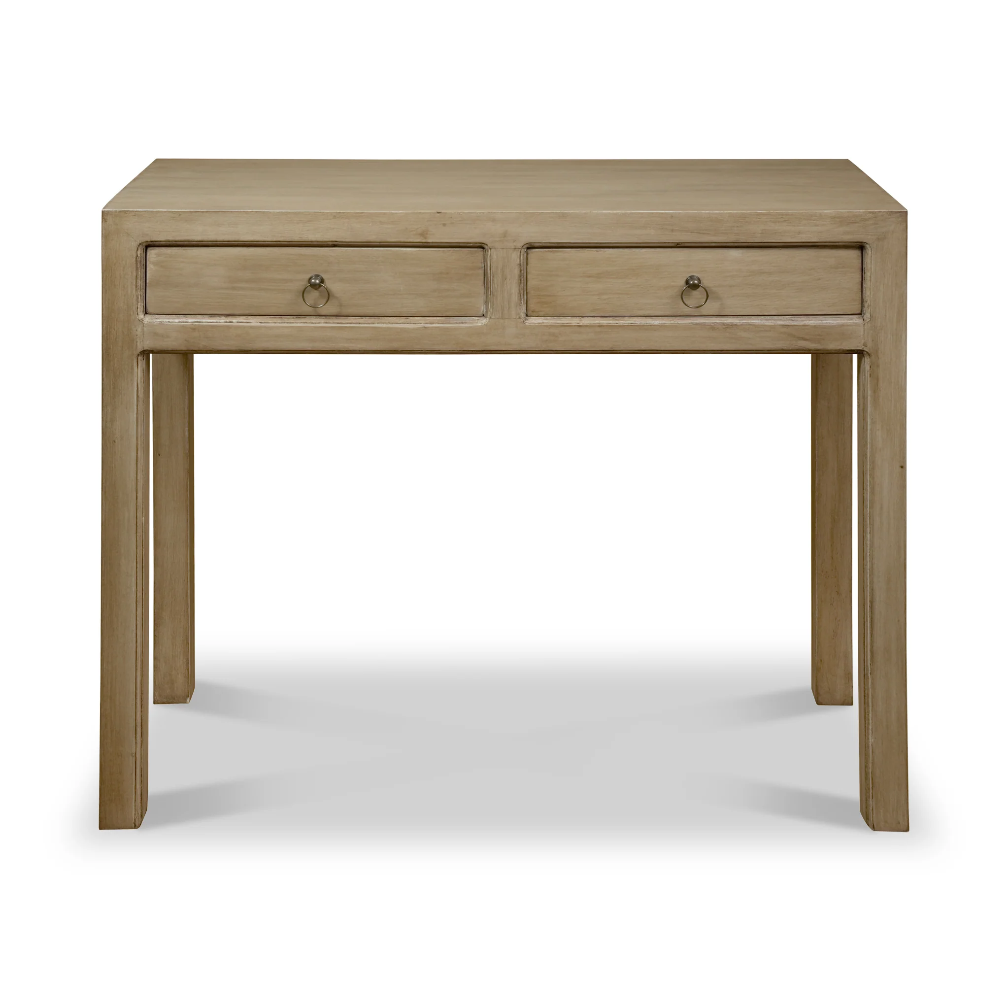 Amal Mango Wood 2 Drawer Console Table - Image 3
