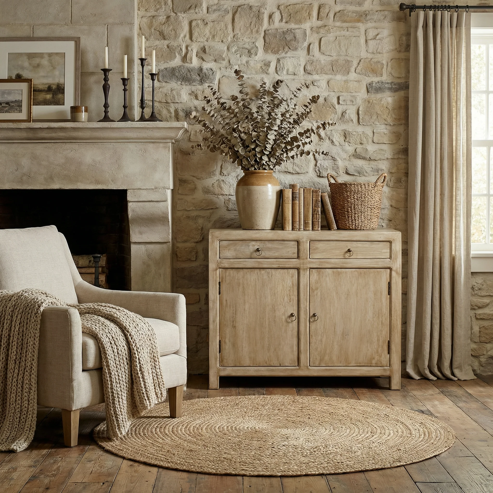 Amal Mango Wood Small Sideboard - Image 2