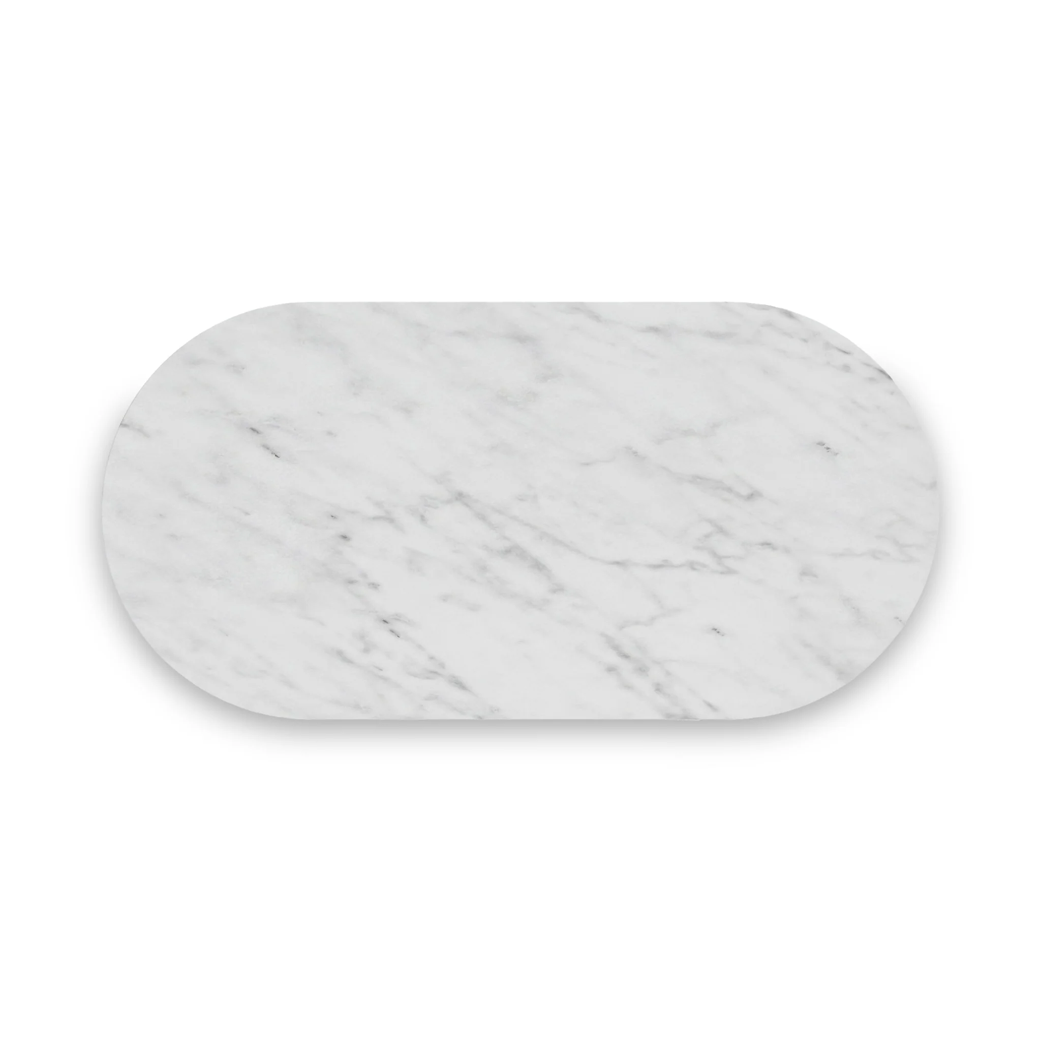 Amelie Grey 180cm Fluted Marble Oval Dining Table - Image 4