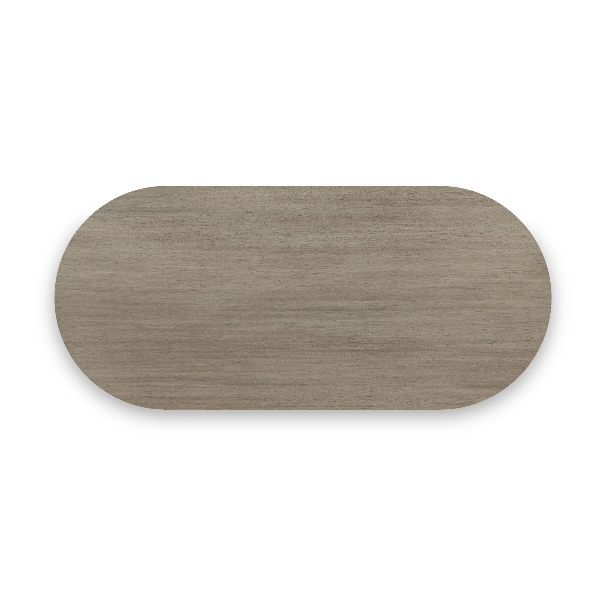 Amelie Grey 200cm Fluted Oval Dining Table - Image 3
