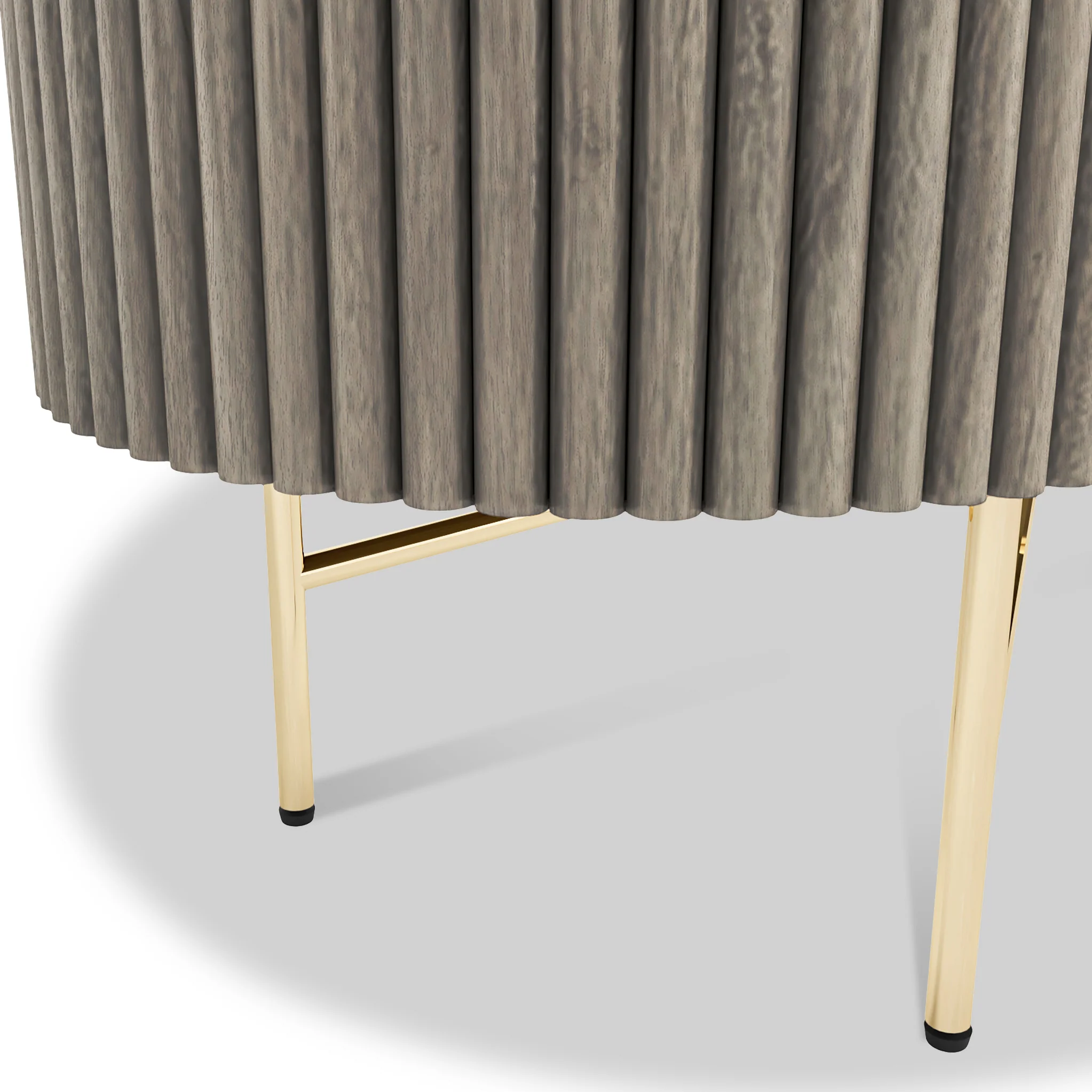 Amelie Grey Fluted Large Sideboard - Image 6