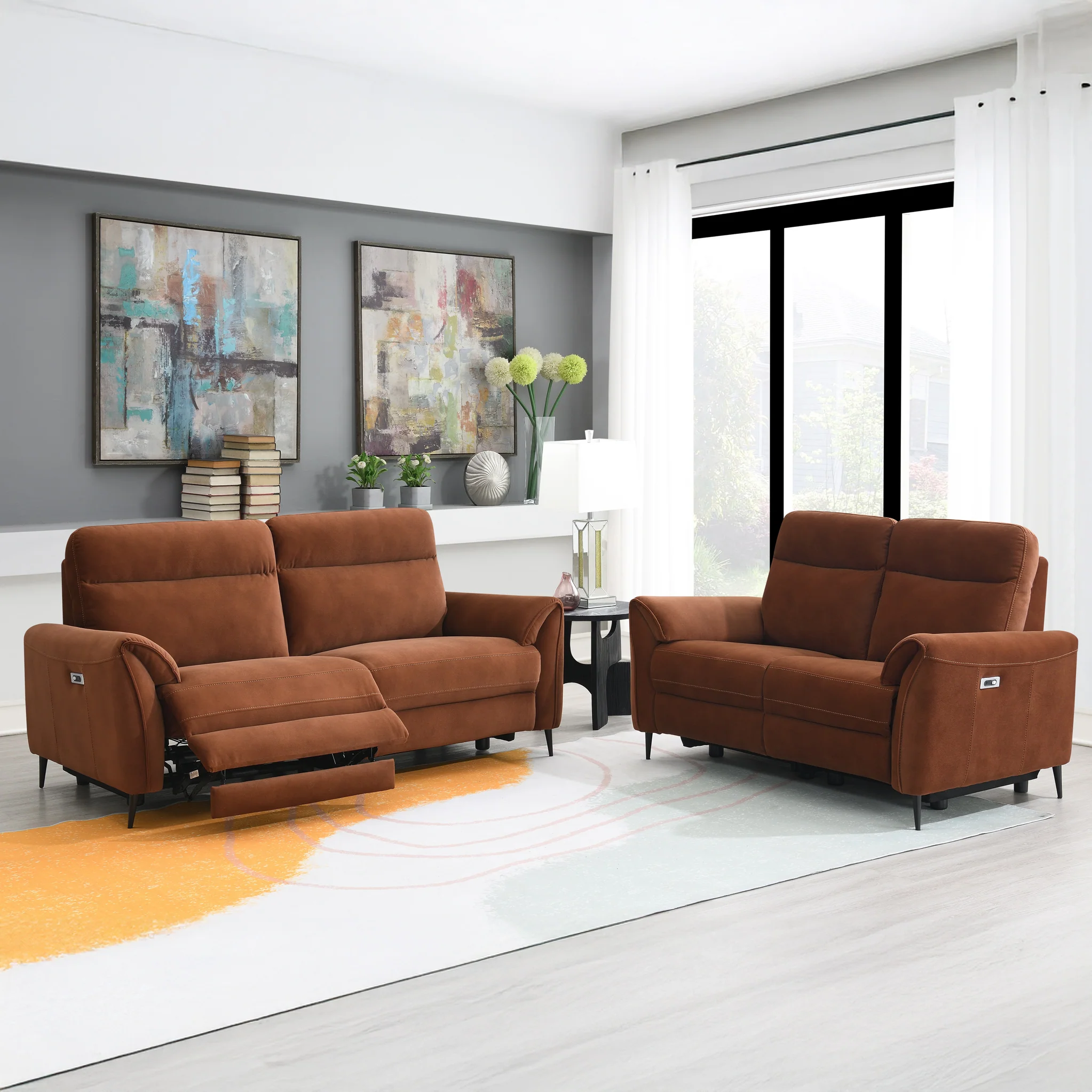 Appleby 3 Seater Power Recliner Sofa - Image 3