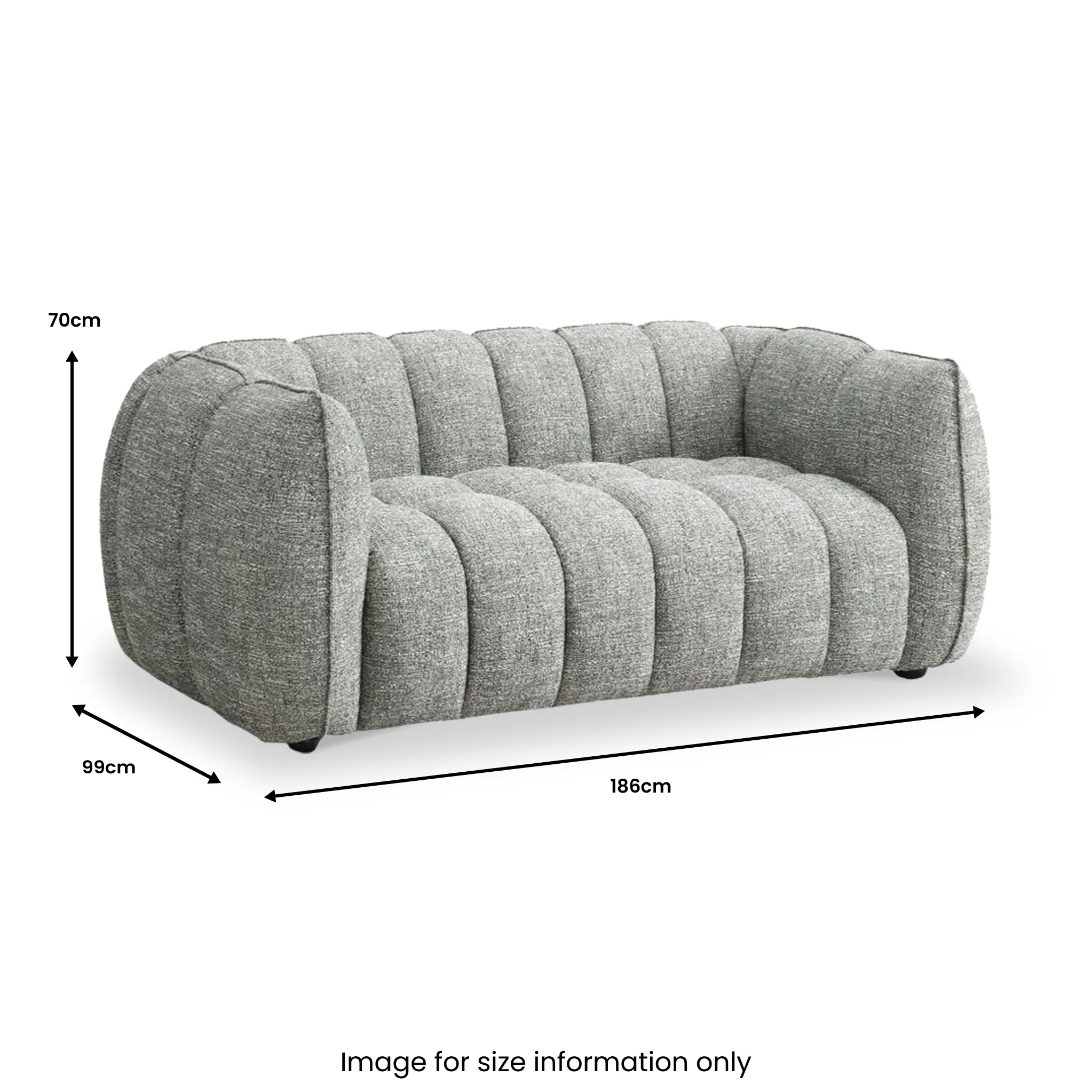 Arcot 2 Seater Sofa - Image 7