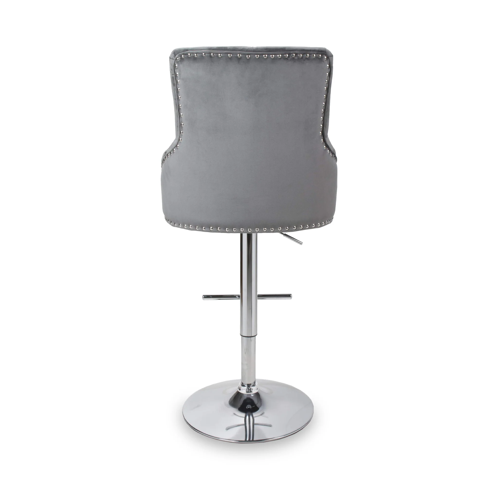 Arddun Brushed Velvet Bar Stool - Image 8