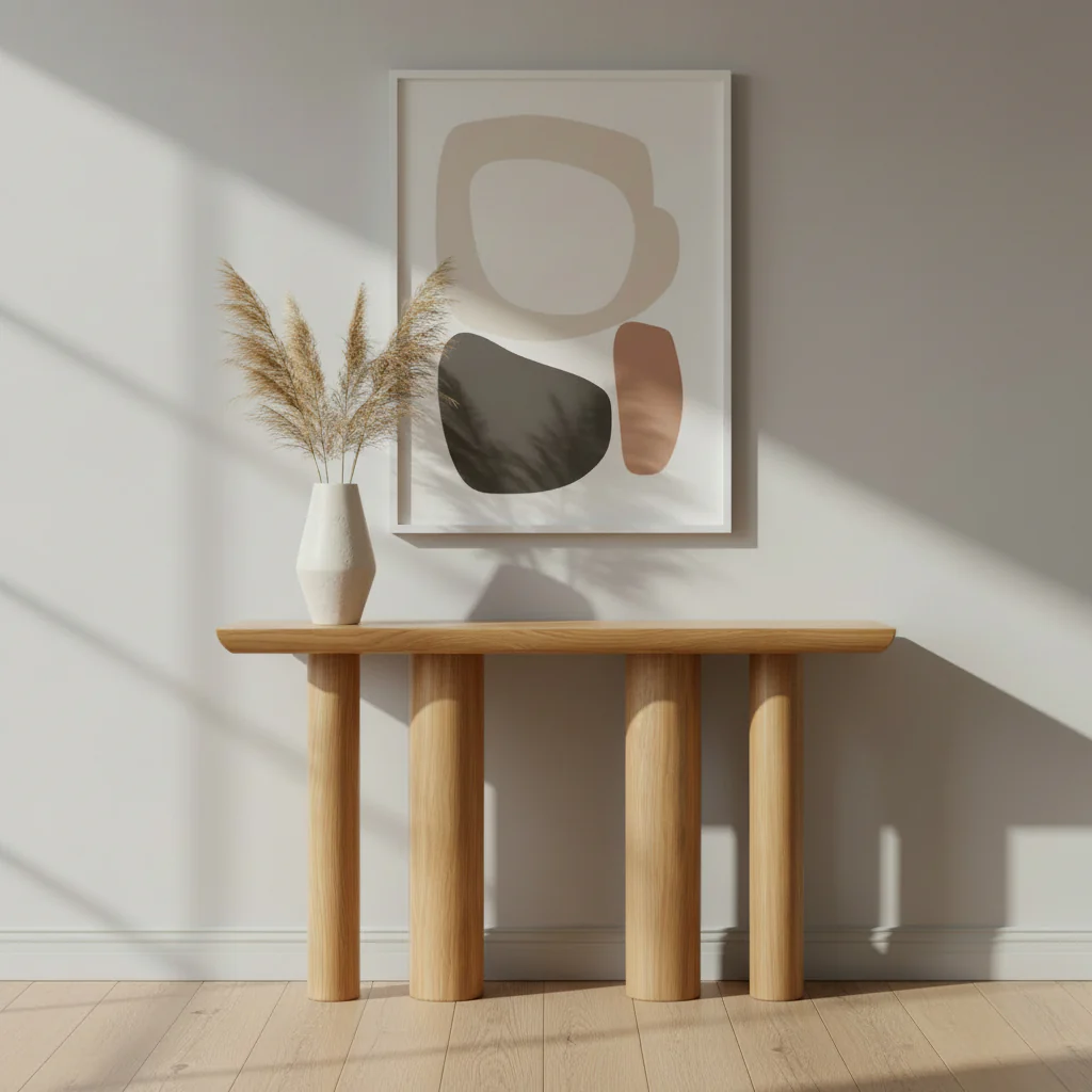 Arden Oak 125cm Console Table - Image 2