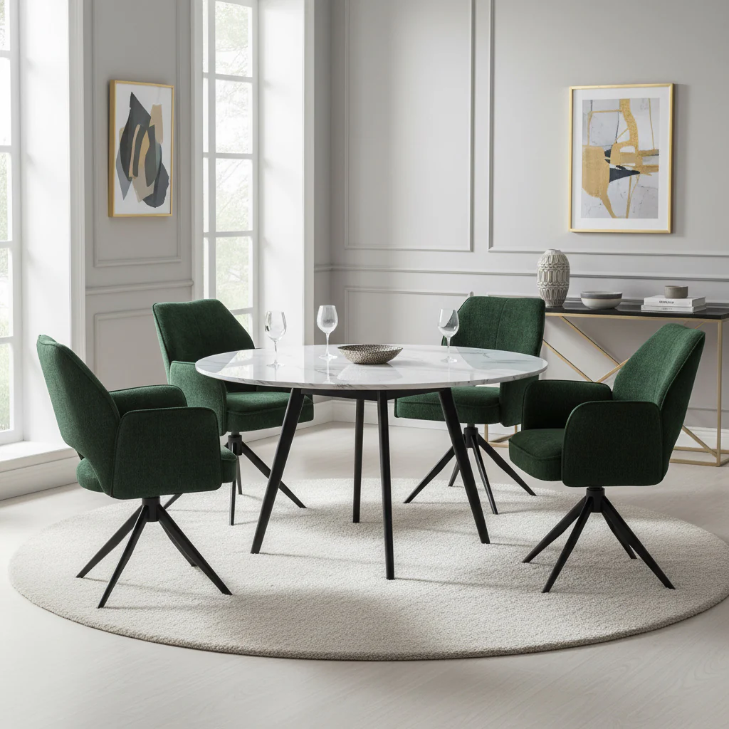 Arlo 360 Swivel Dining Chair - Image 2