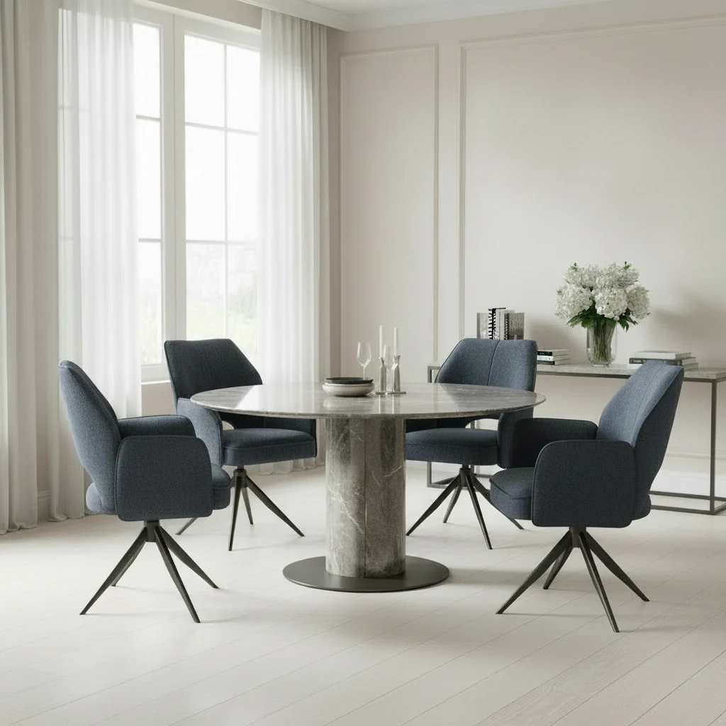 Arlo 360 Swivel Dining Chair - Image 6