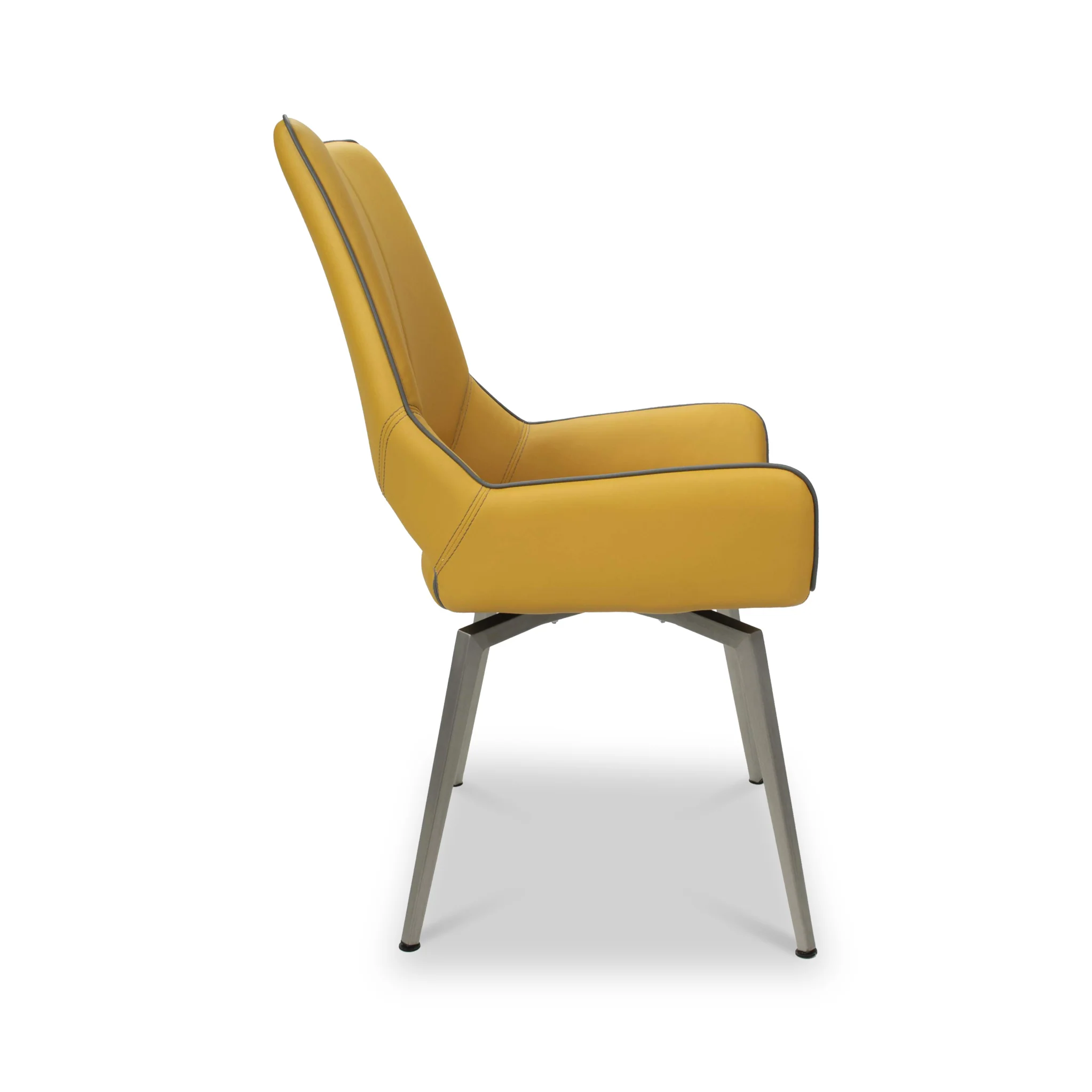 Arlo Swivel Faux Leather Dining Chair - Image 12