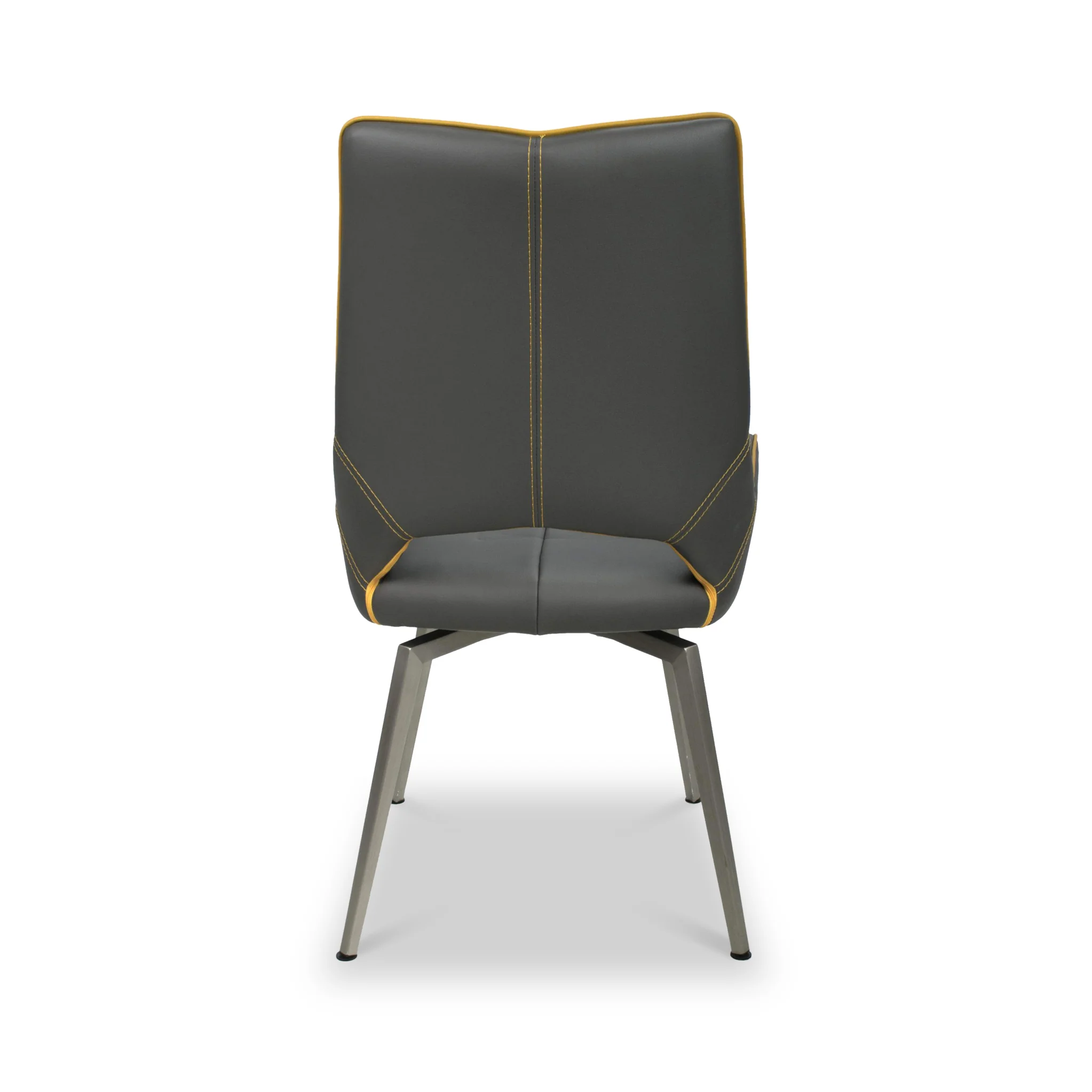 Arlo Swivel Faux Leather Dining Chair - Image 6