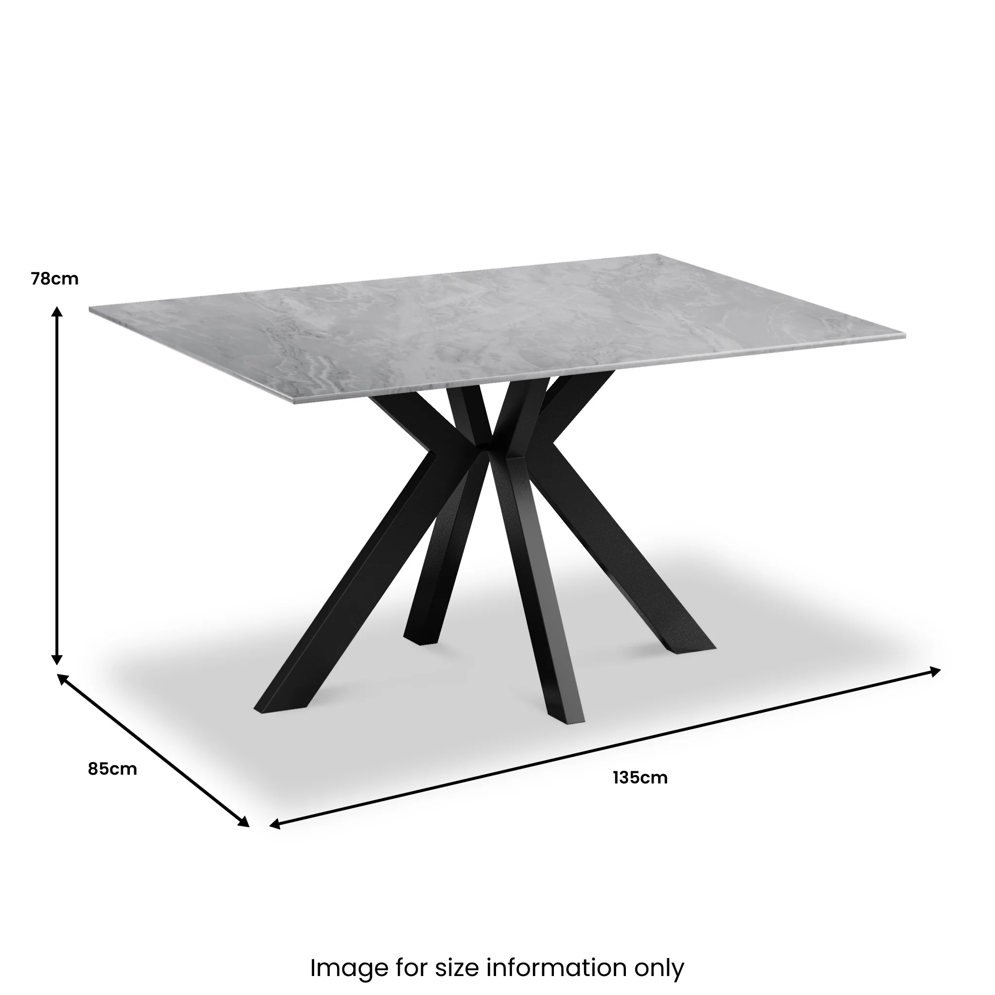 Arvell Ceramic Dining Table - Image 9