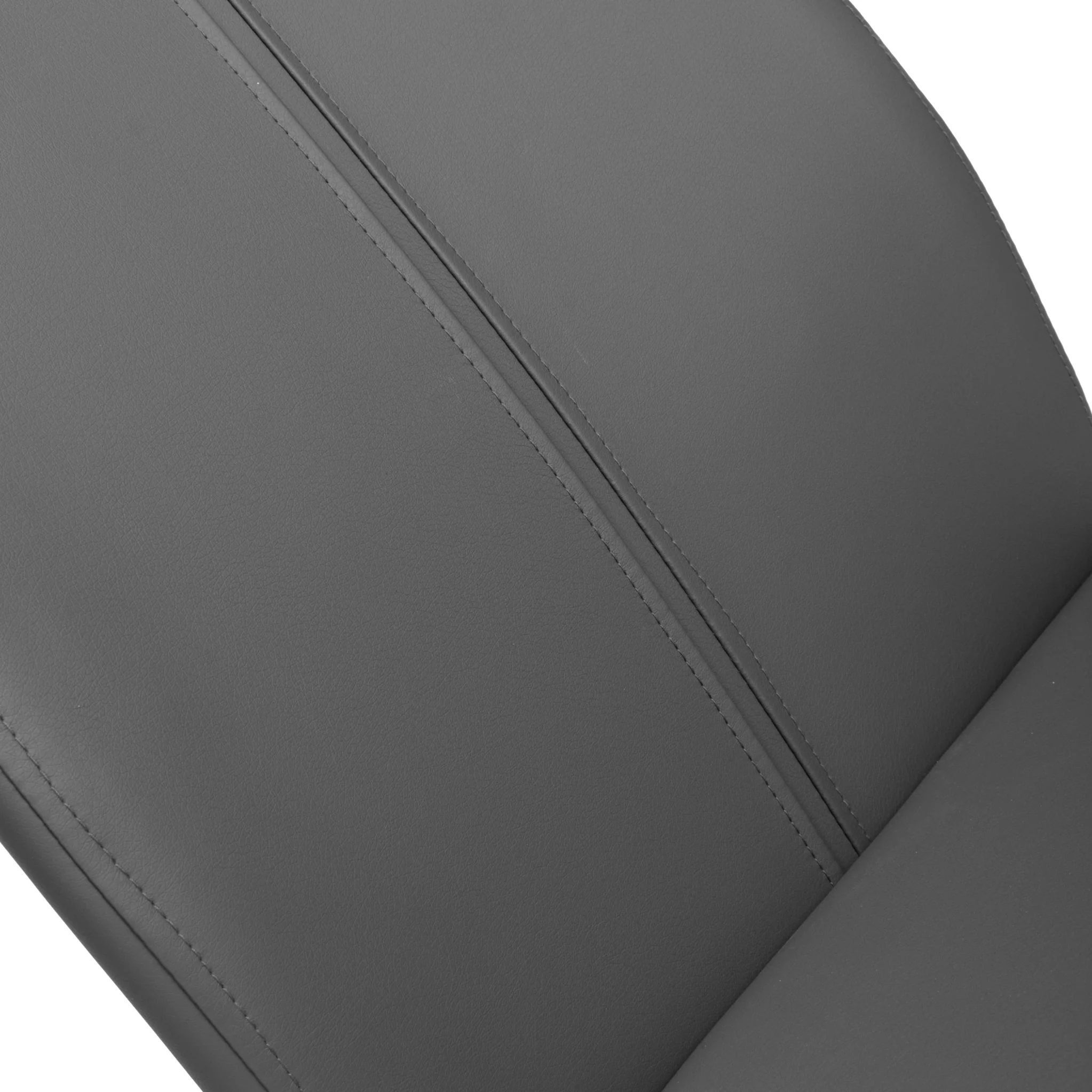 Arwell Grey Faux Leather Dining Chair - Image 3