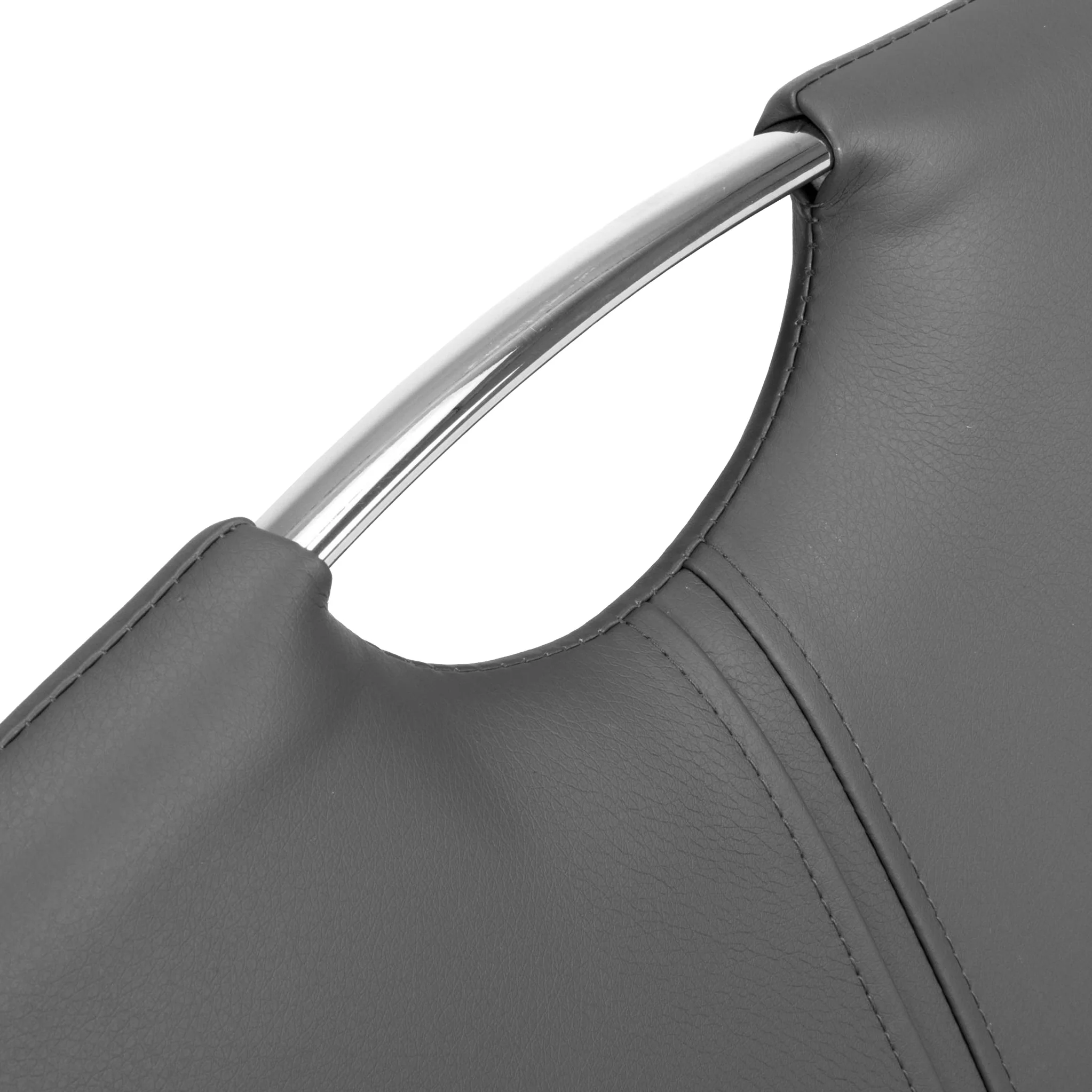 Arwell Grey Faux Leather Dining Chair - Image 9