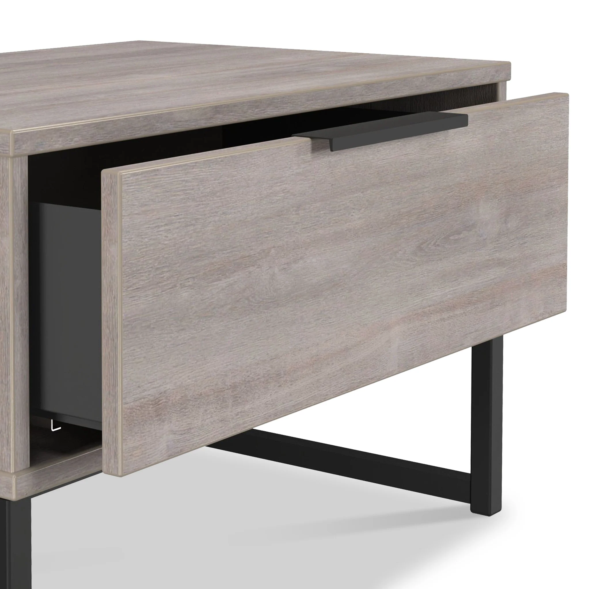 Ashbourne 1 Drawer Bedside Table - Image 4