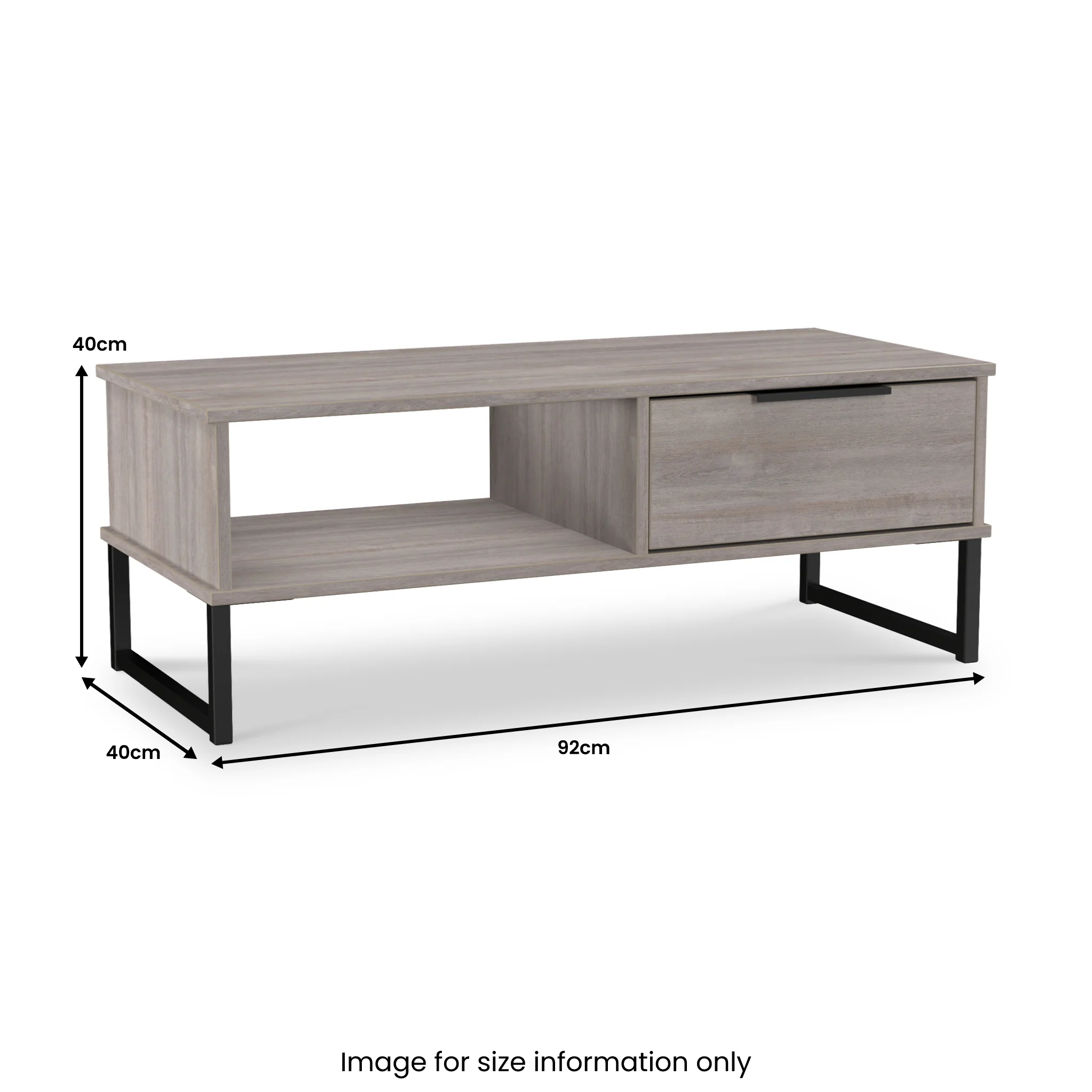 Ashbourne 1 Drawer Coffee Table - Image 15