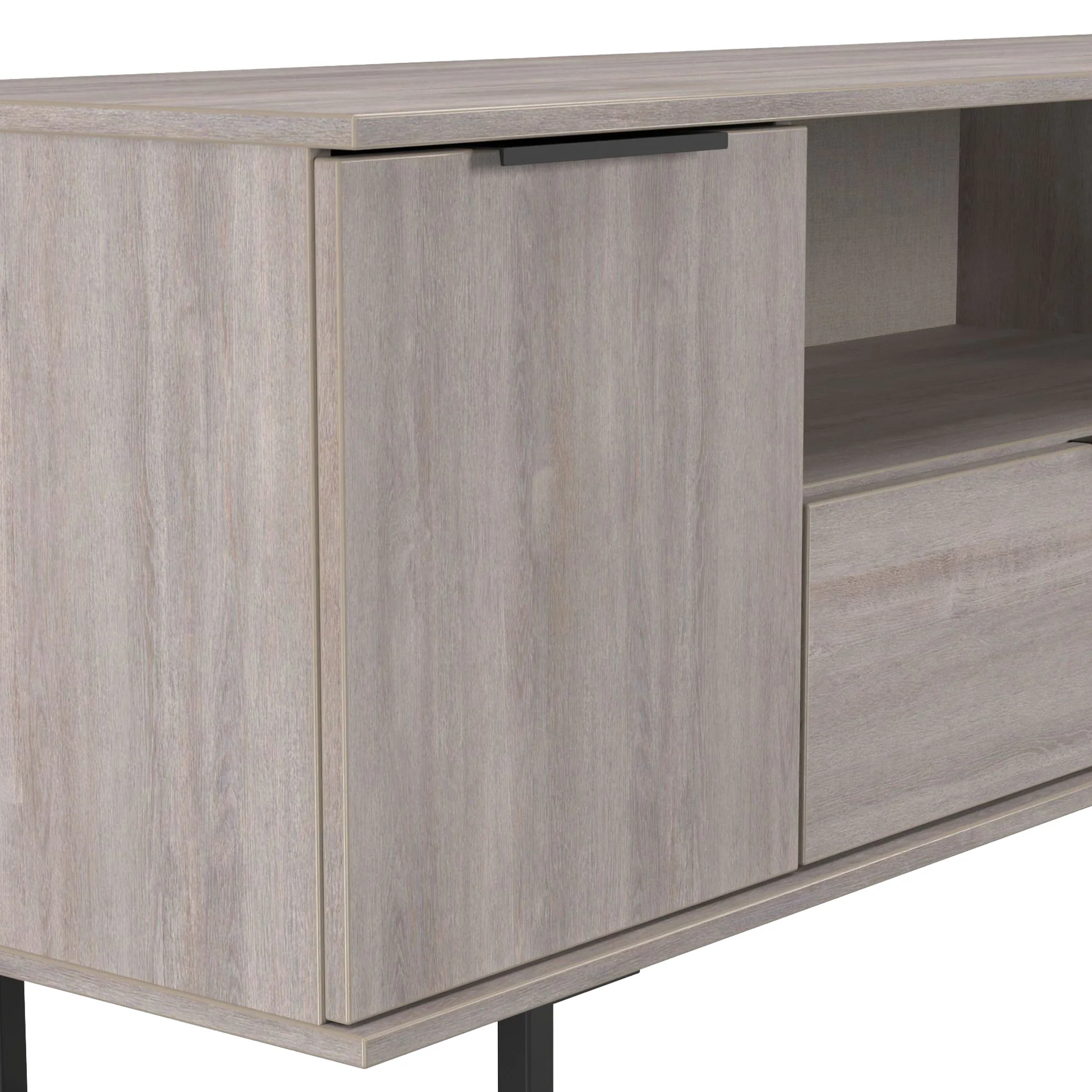 Ashbourne 2 Door 1 Drawer Wide TV Unit - Image 5