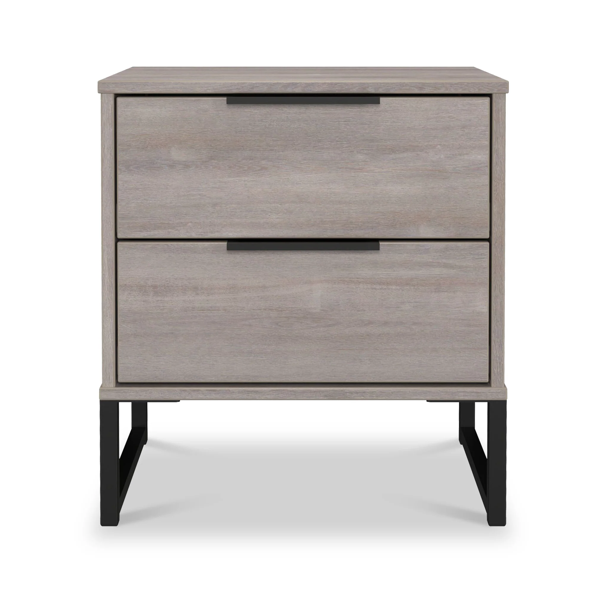Ashbourne 2 Drawer Bedside Table - Image 3