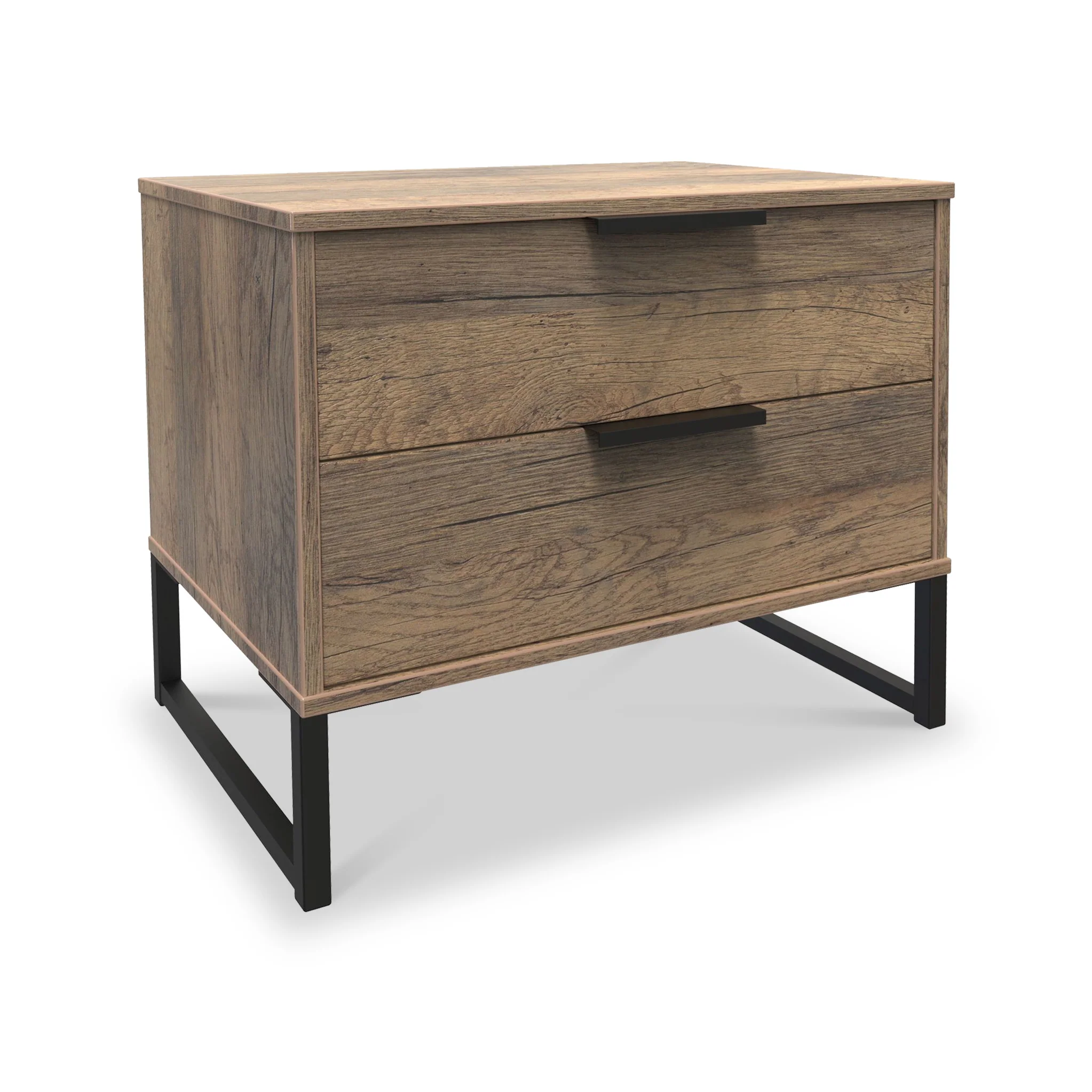 Ashbourne 2 Drawer Side Table - Image 7