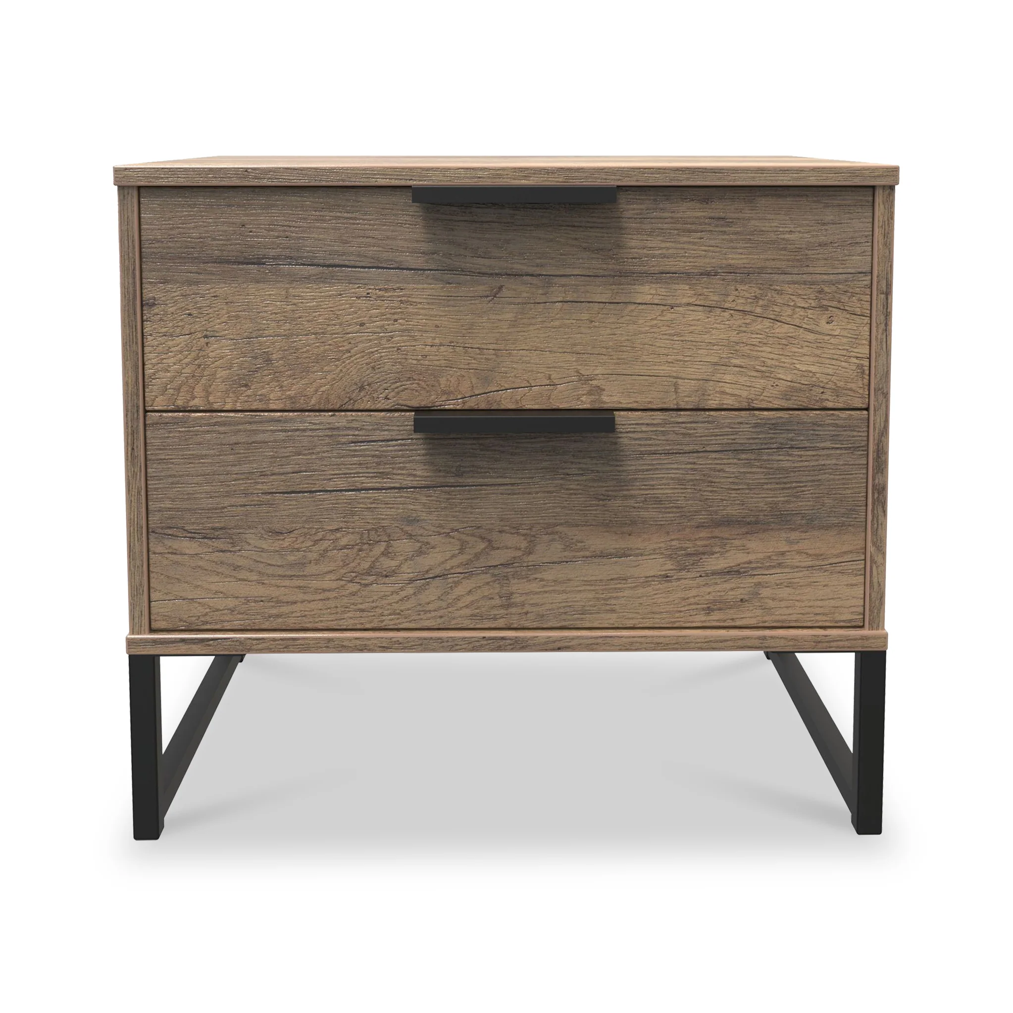 Ashbourne 2 Drawer Side Table - Image 9