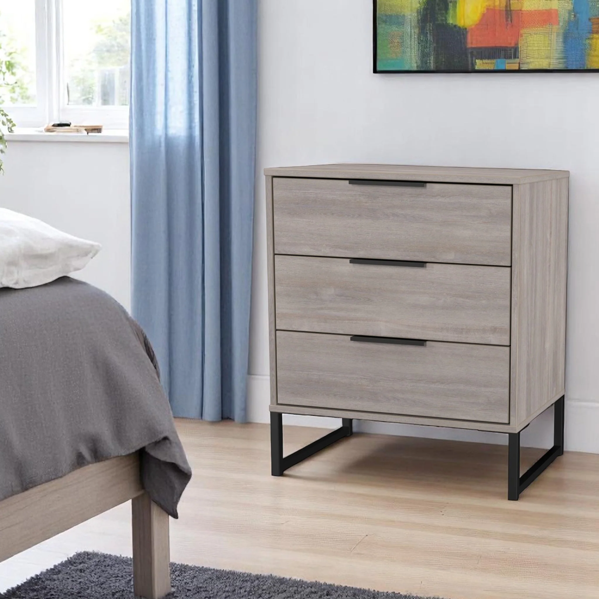 Ashbourne 3 Drawer Chest - Image 2