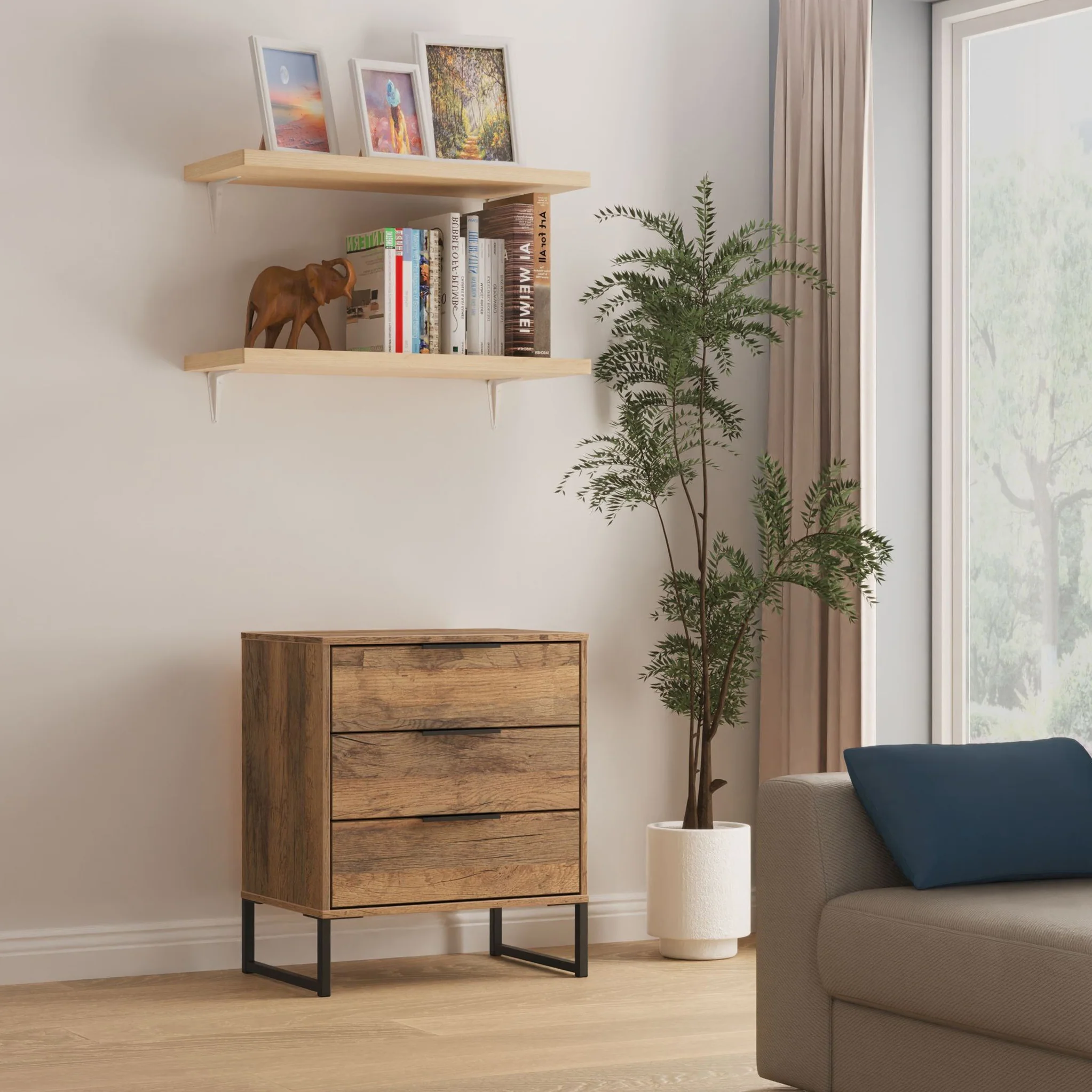Ashbourne 3 Drawer Chest - Image 8