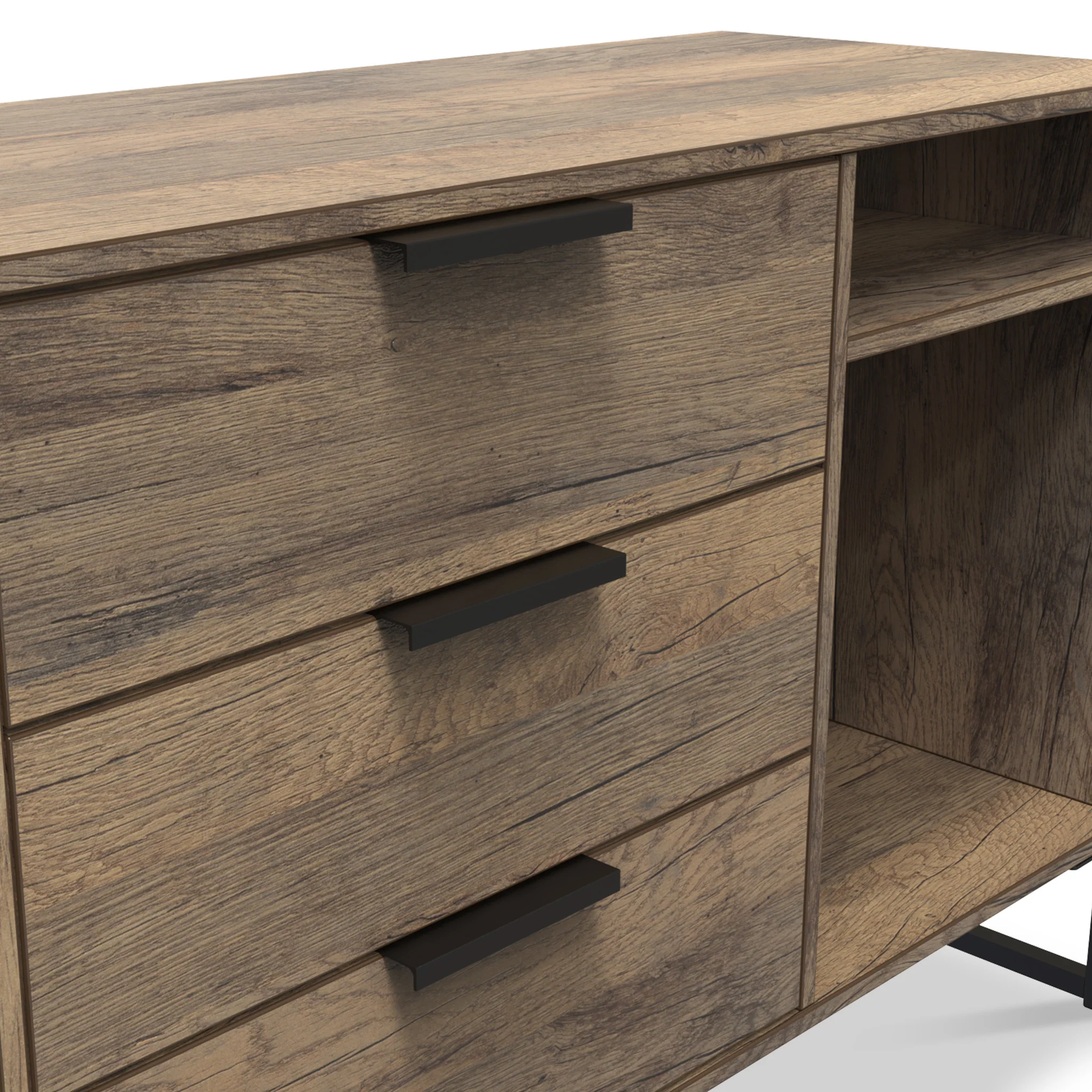 Ashbourne 3 Drawer TV Unit - Image 11