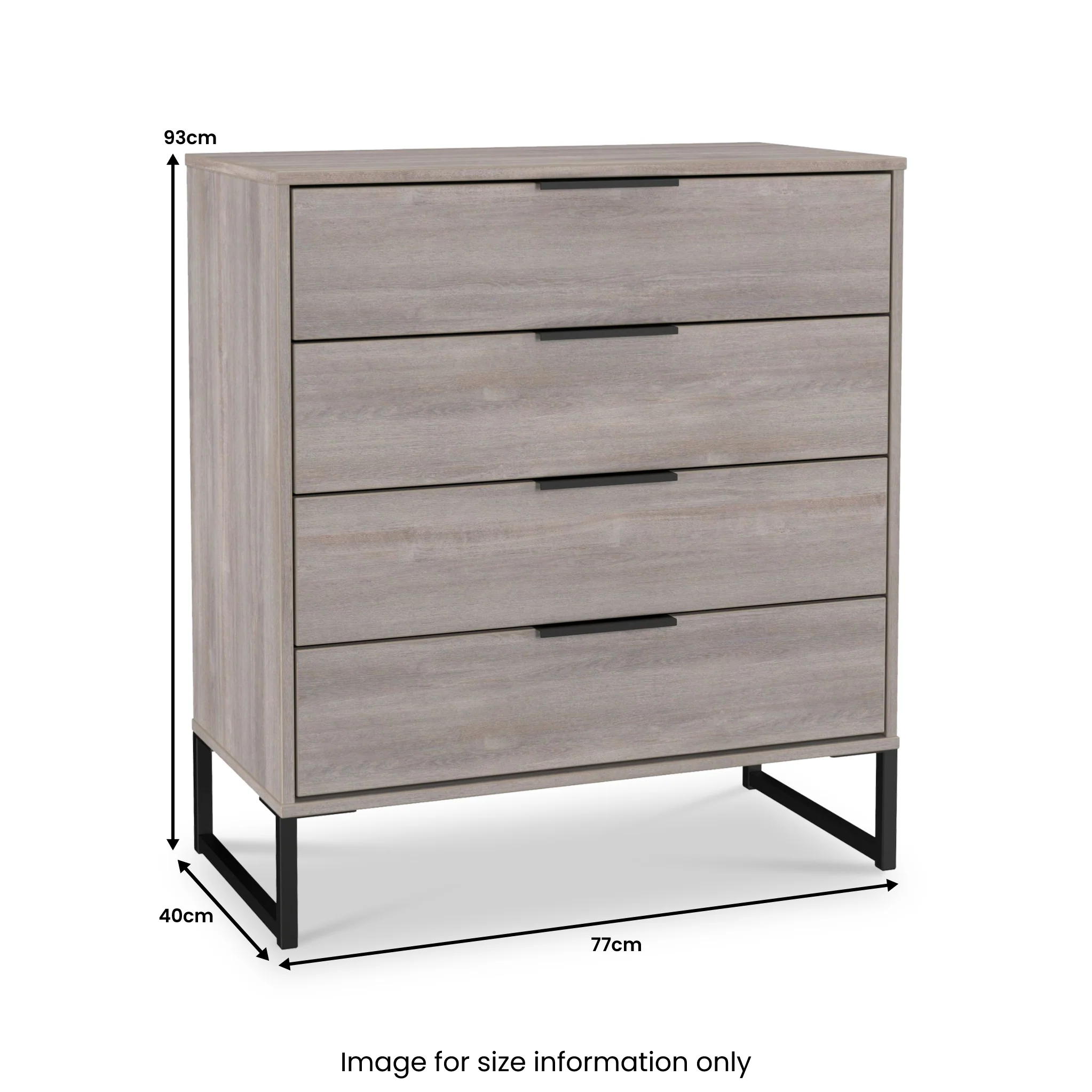 Ashbourne 4 Drawer Chest - Image 12