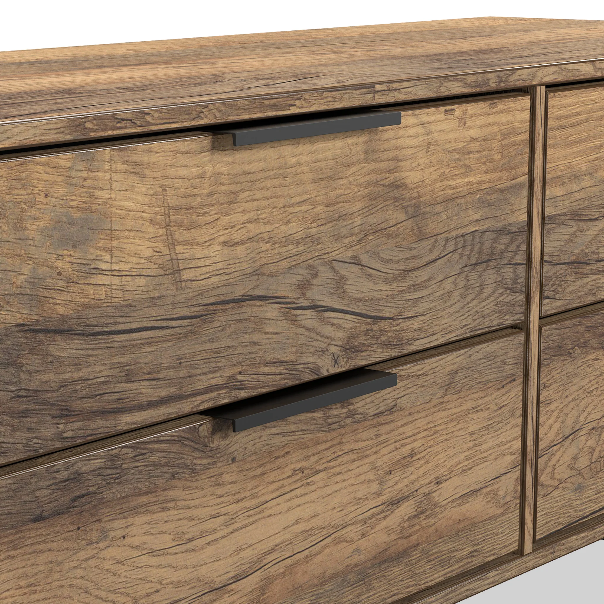 Ashbourne 4 Drawer Low Storage Unit - Image 10