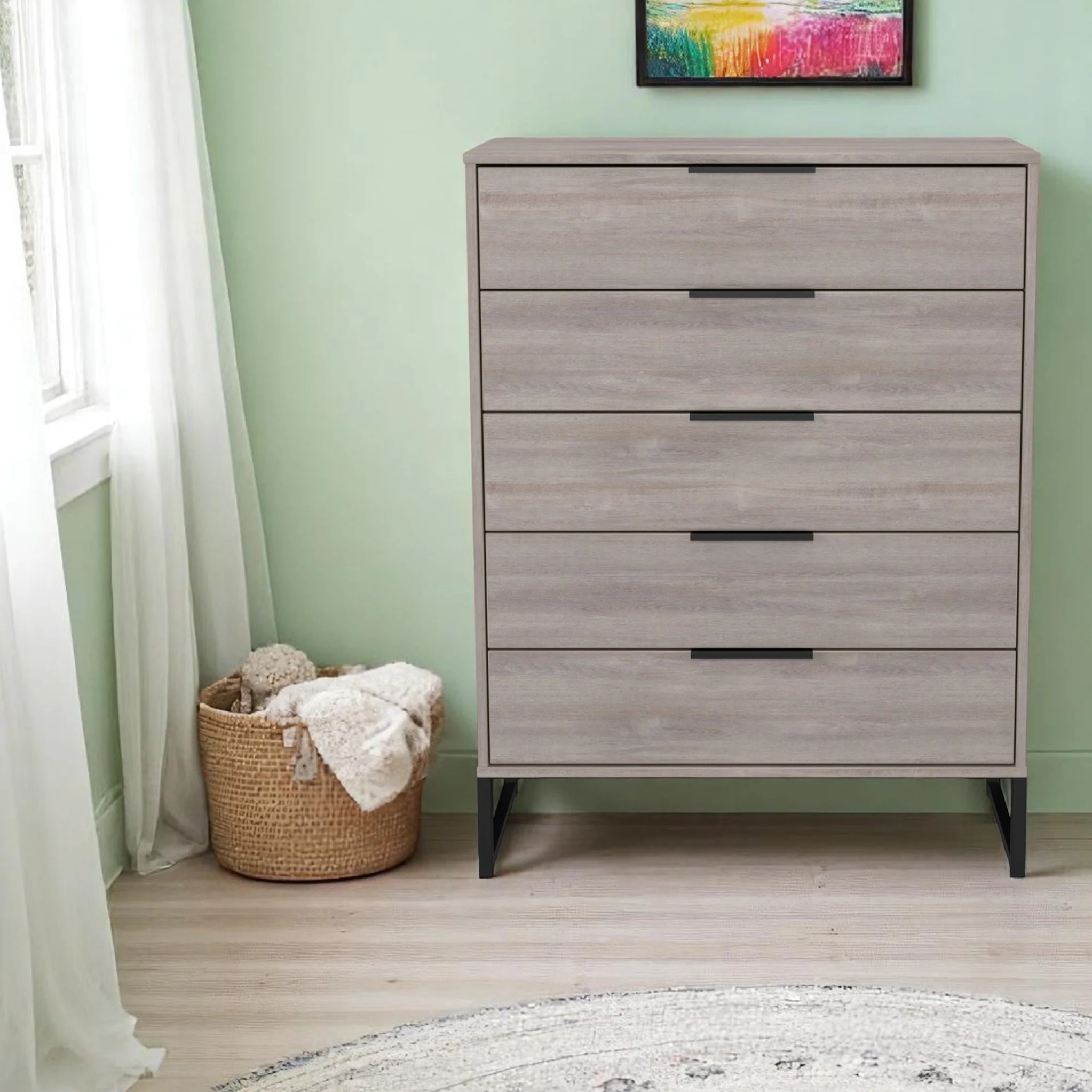 Ashbourne 5 Drawer Chest - Image 2