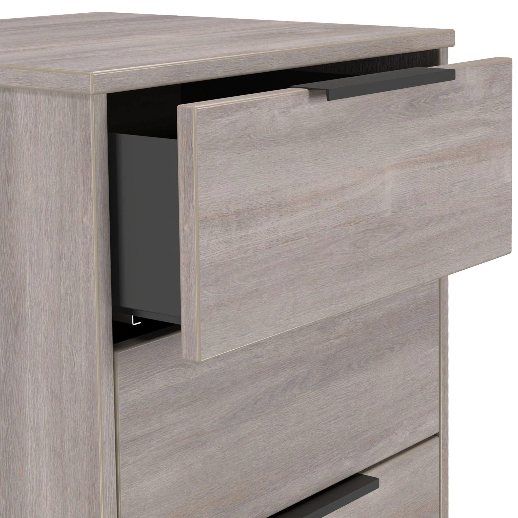 Ashbourne 5 Drawer Tallboy - Image 4