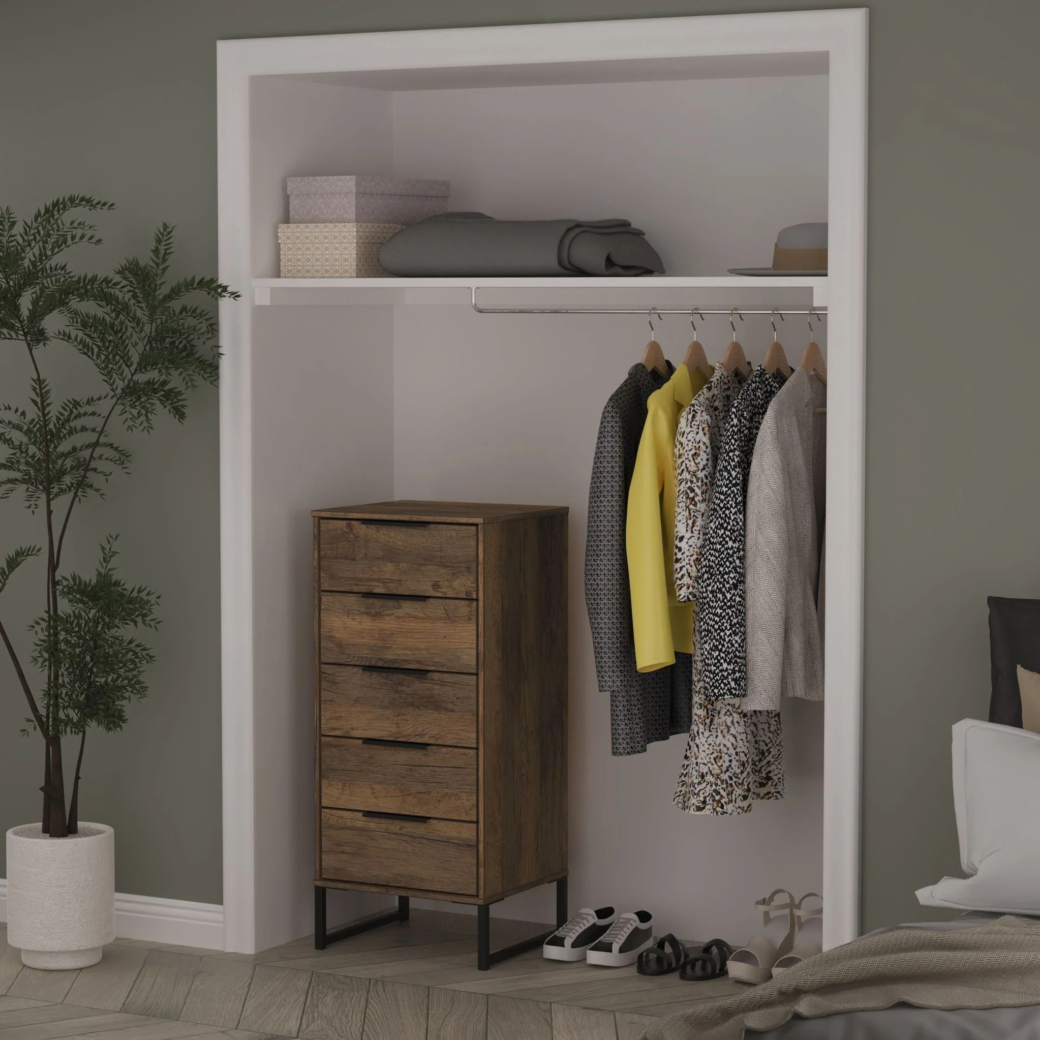 Ashbourne 5 Drawer Tallboy - Image 8