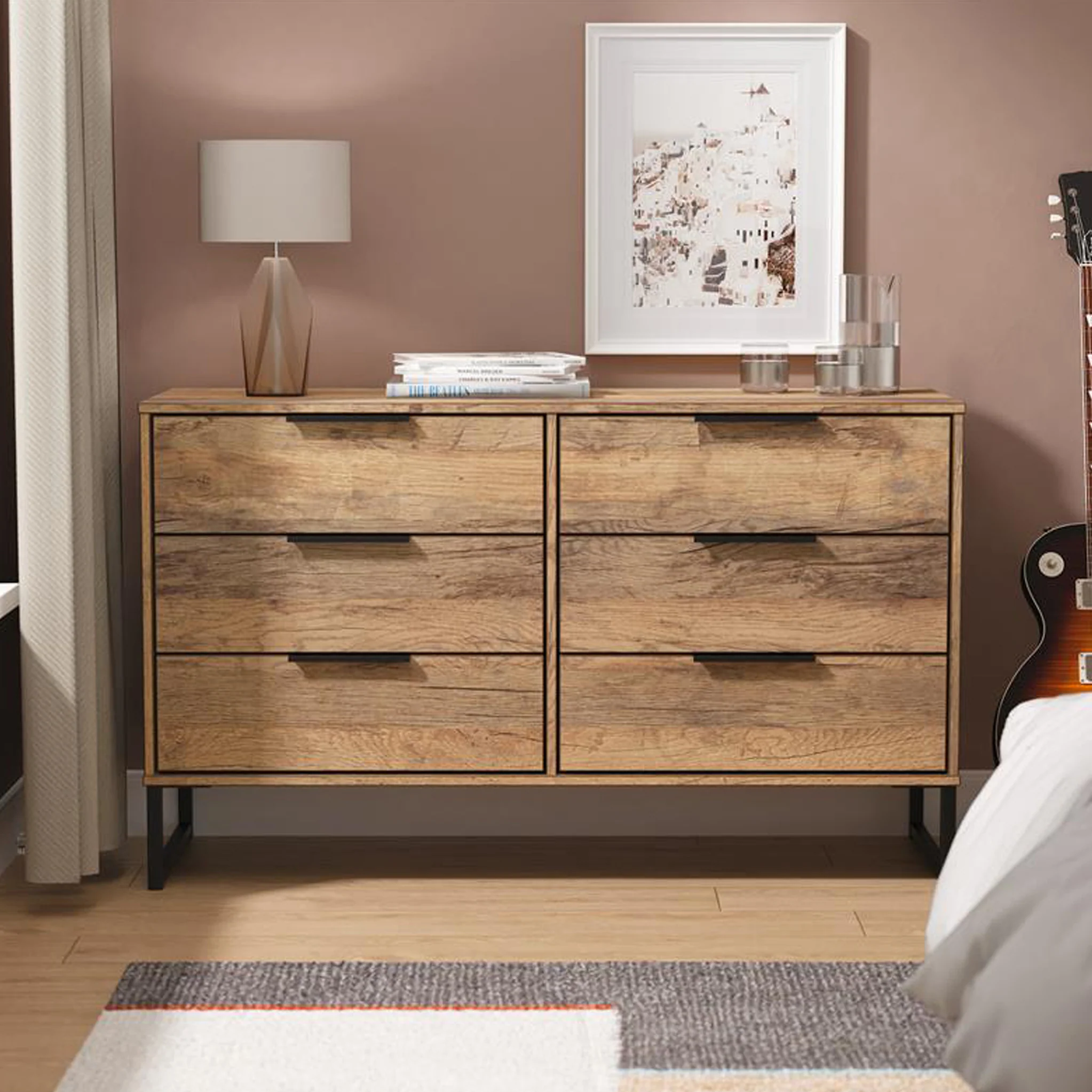 Ashbourne 6 Drawer Chest - Image 8