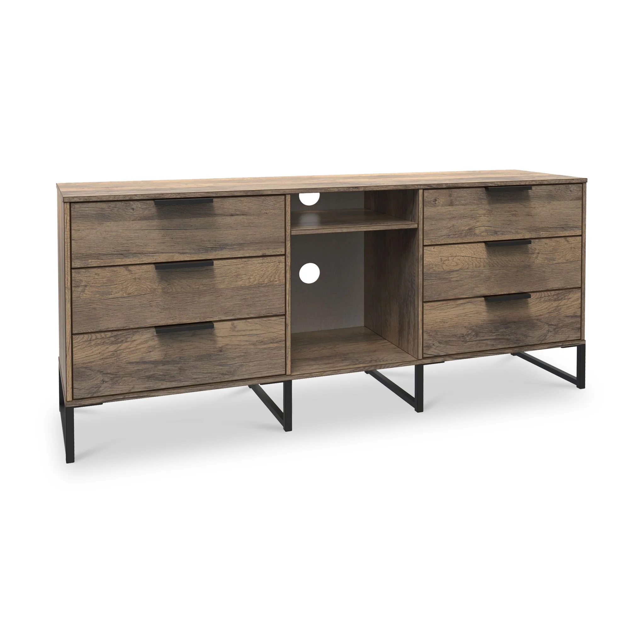 Ashbourne 6 Drawer Sideboard - Image 7