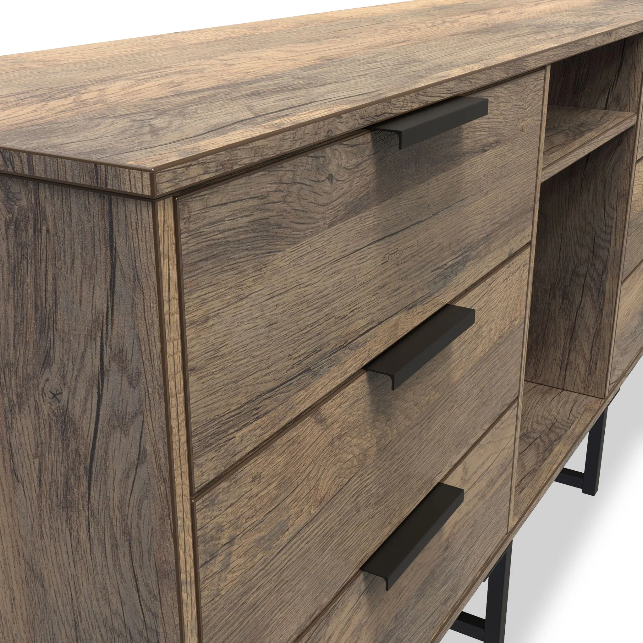 Ashbourne 6 Drawer Sideboard - Image 9